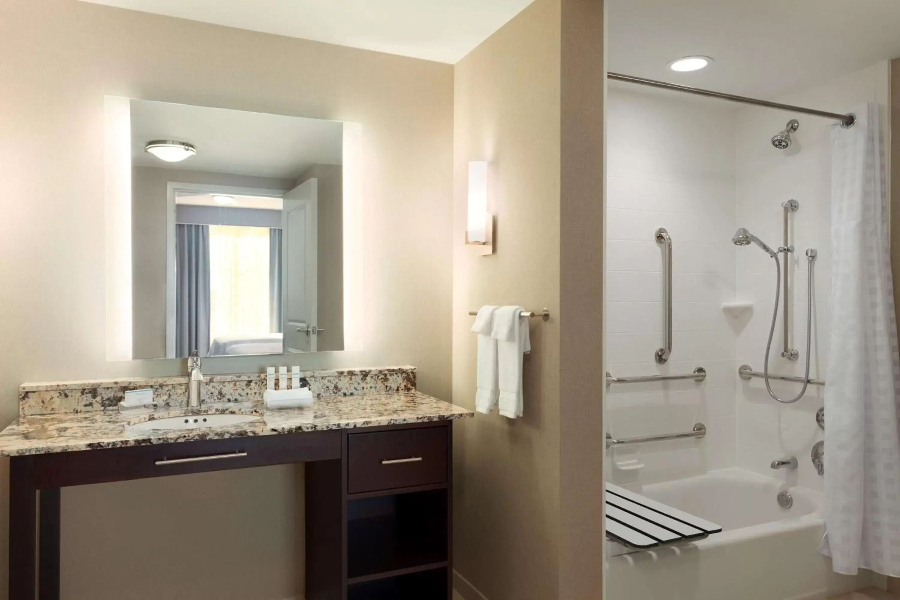 Bathroom in Homewood Suites by Hilton Frederick