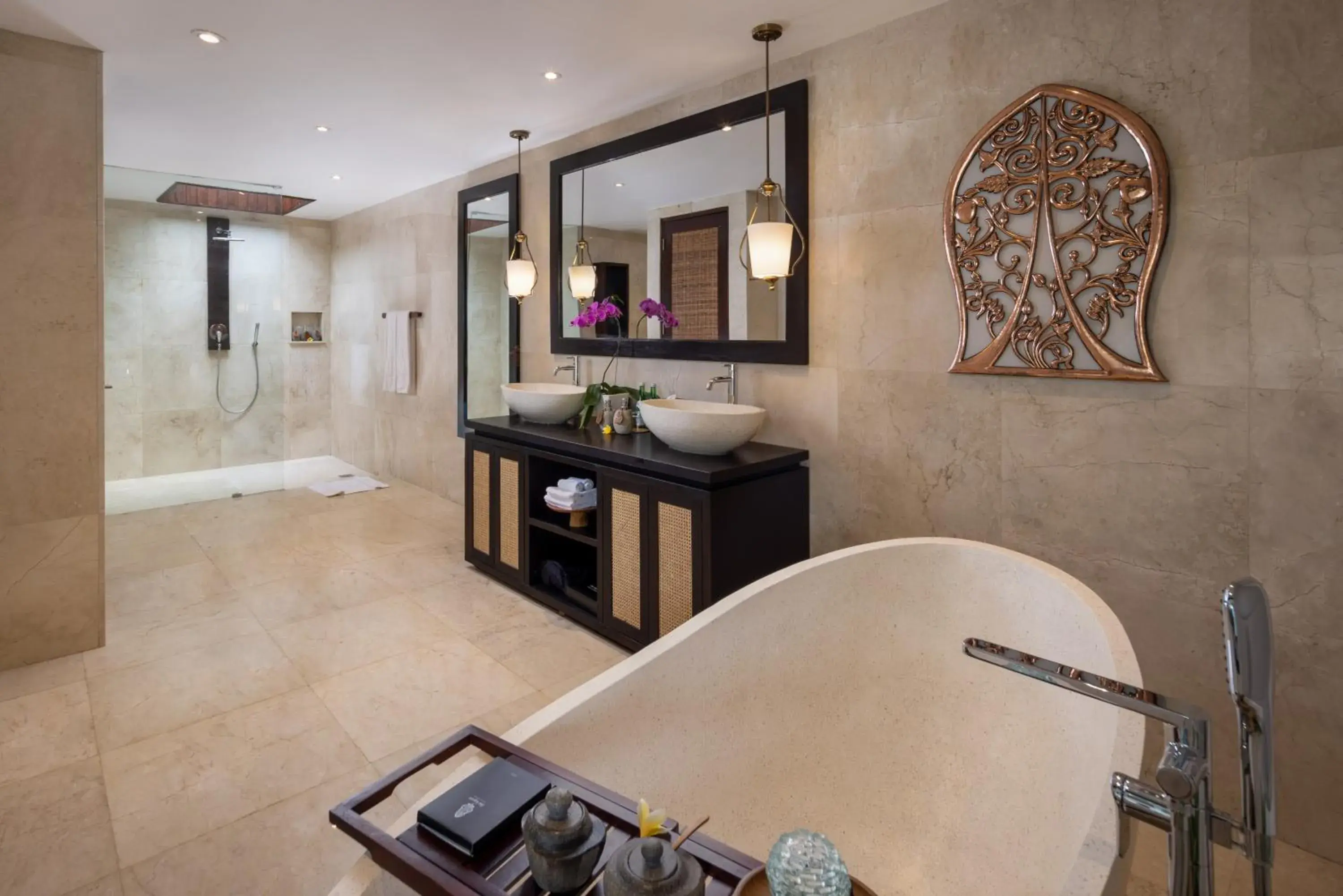 Bathroom in The Kayon Valley Resort