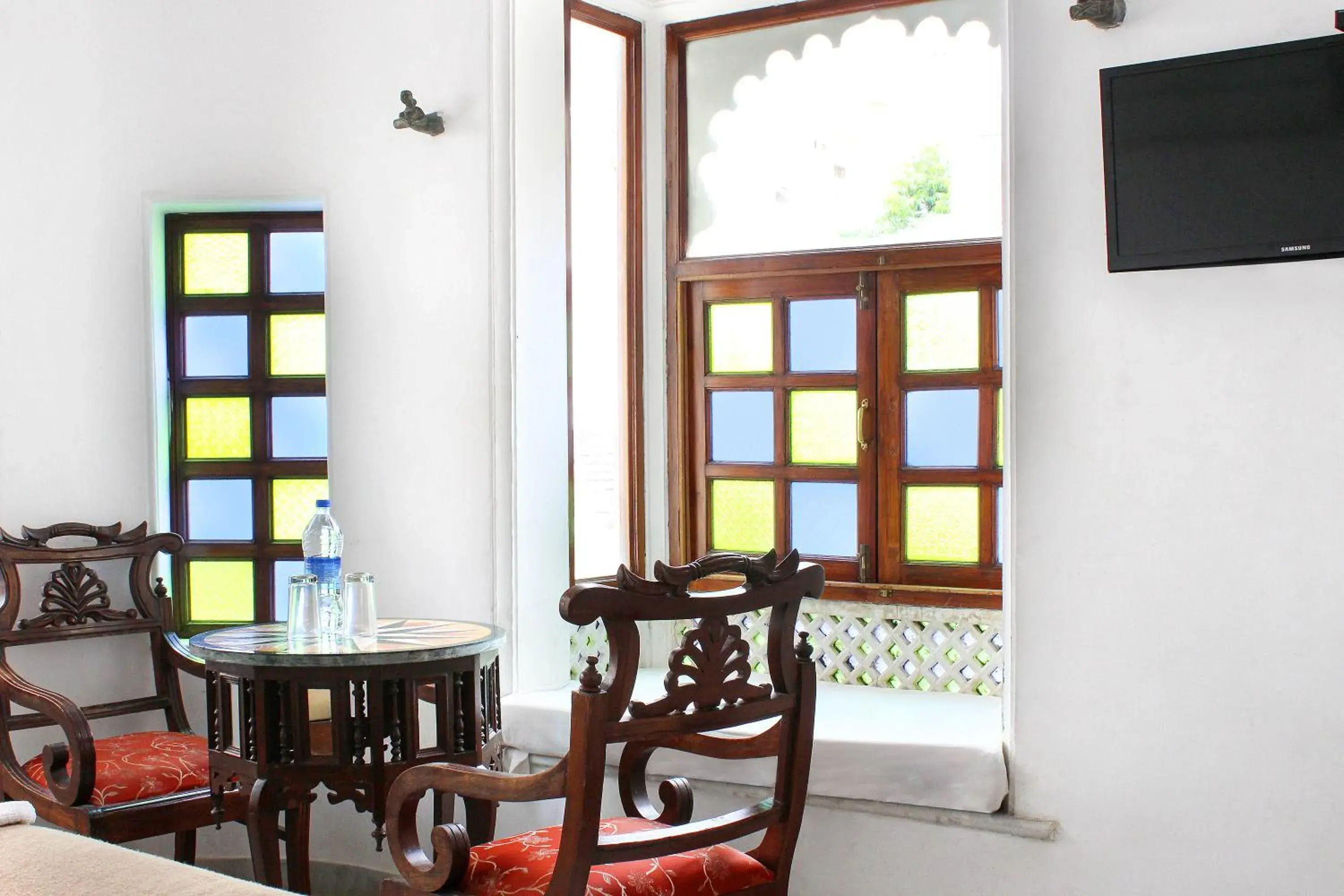 Seating area, Lounge/Bar in Hotel Devraj Niwas on Lake Pichola Udaipur