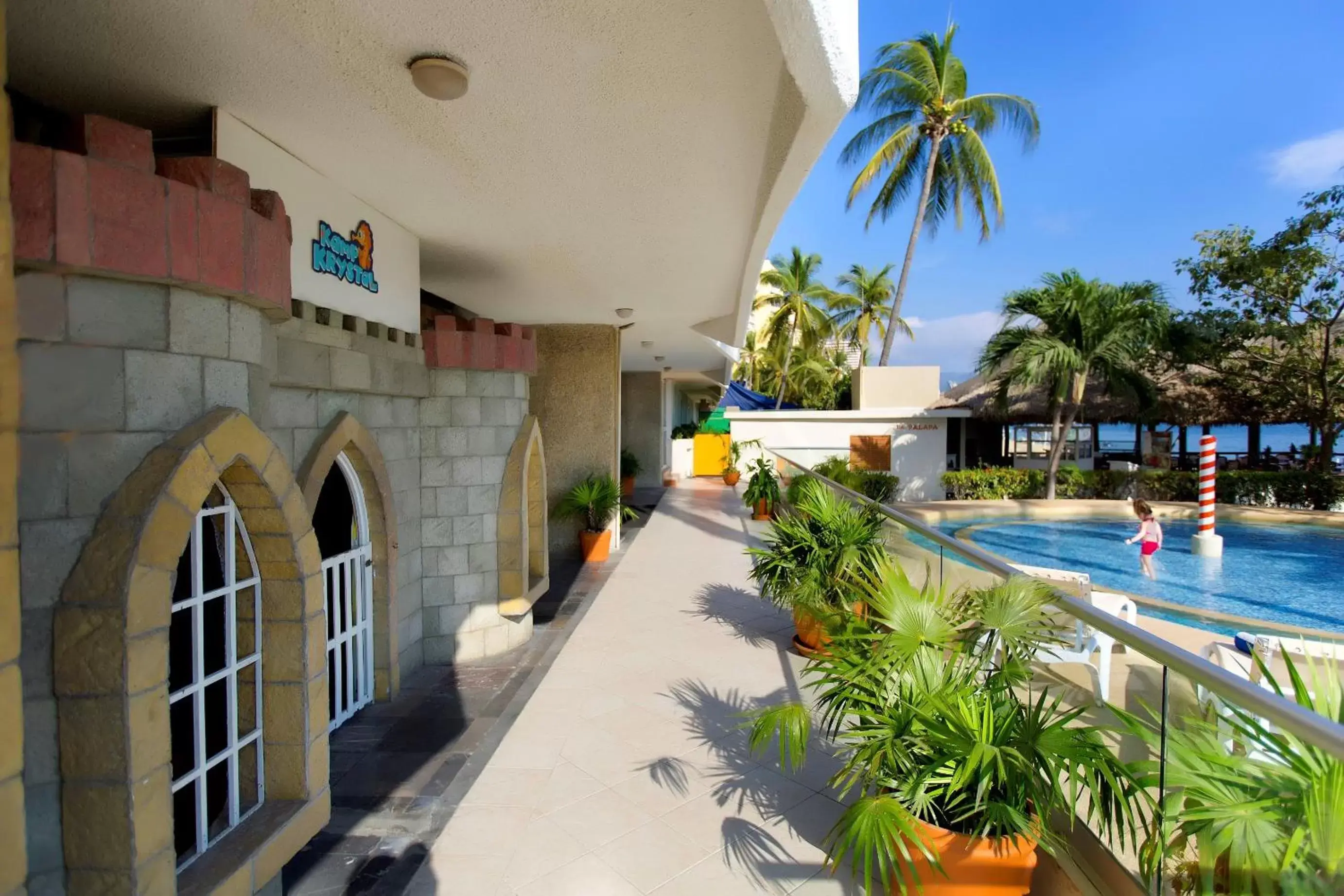 Decorative detail, Swimming Pool in Krystal Beach Acapulco