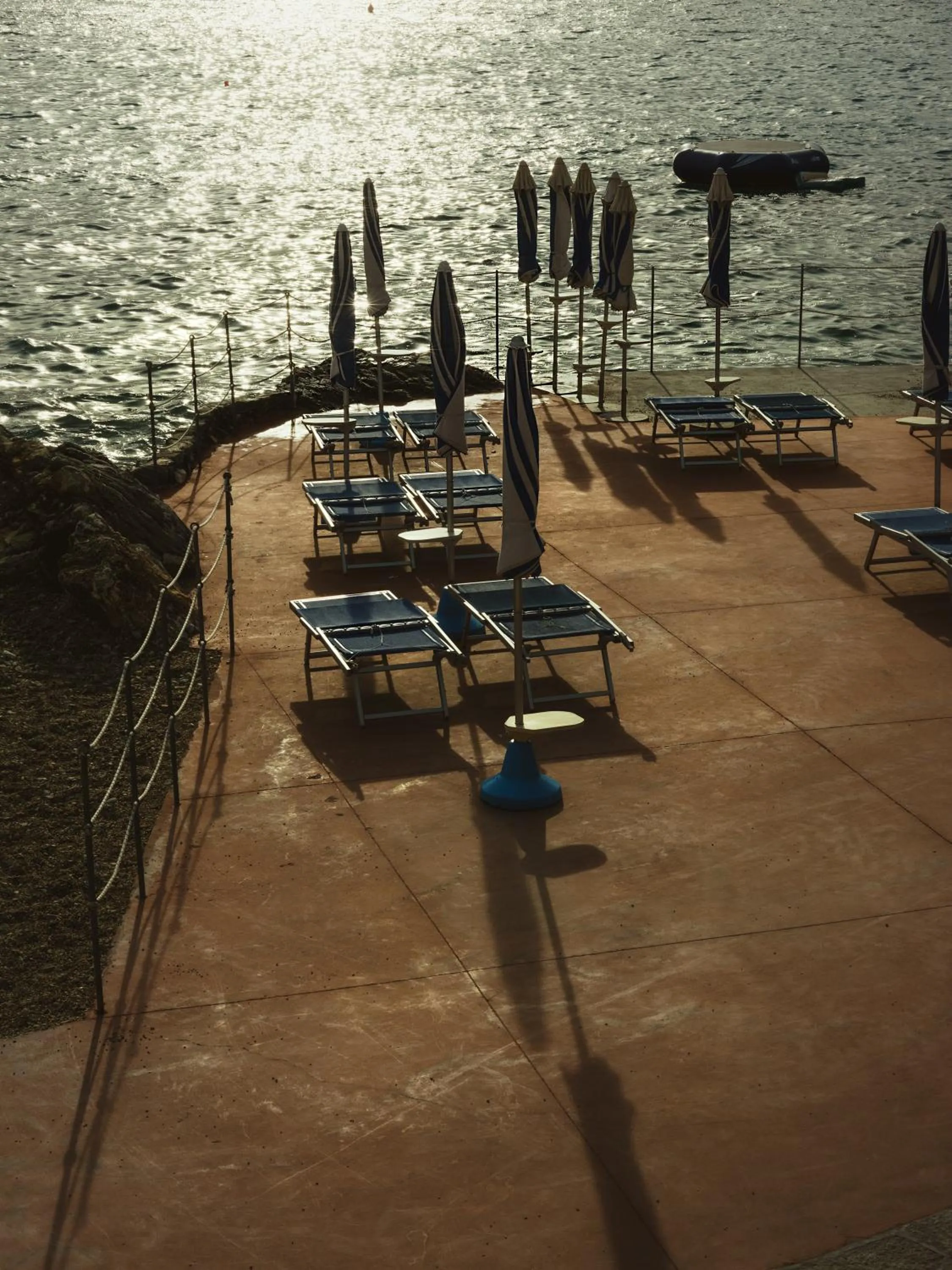 Beach in Grand Hotel Miramare