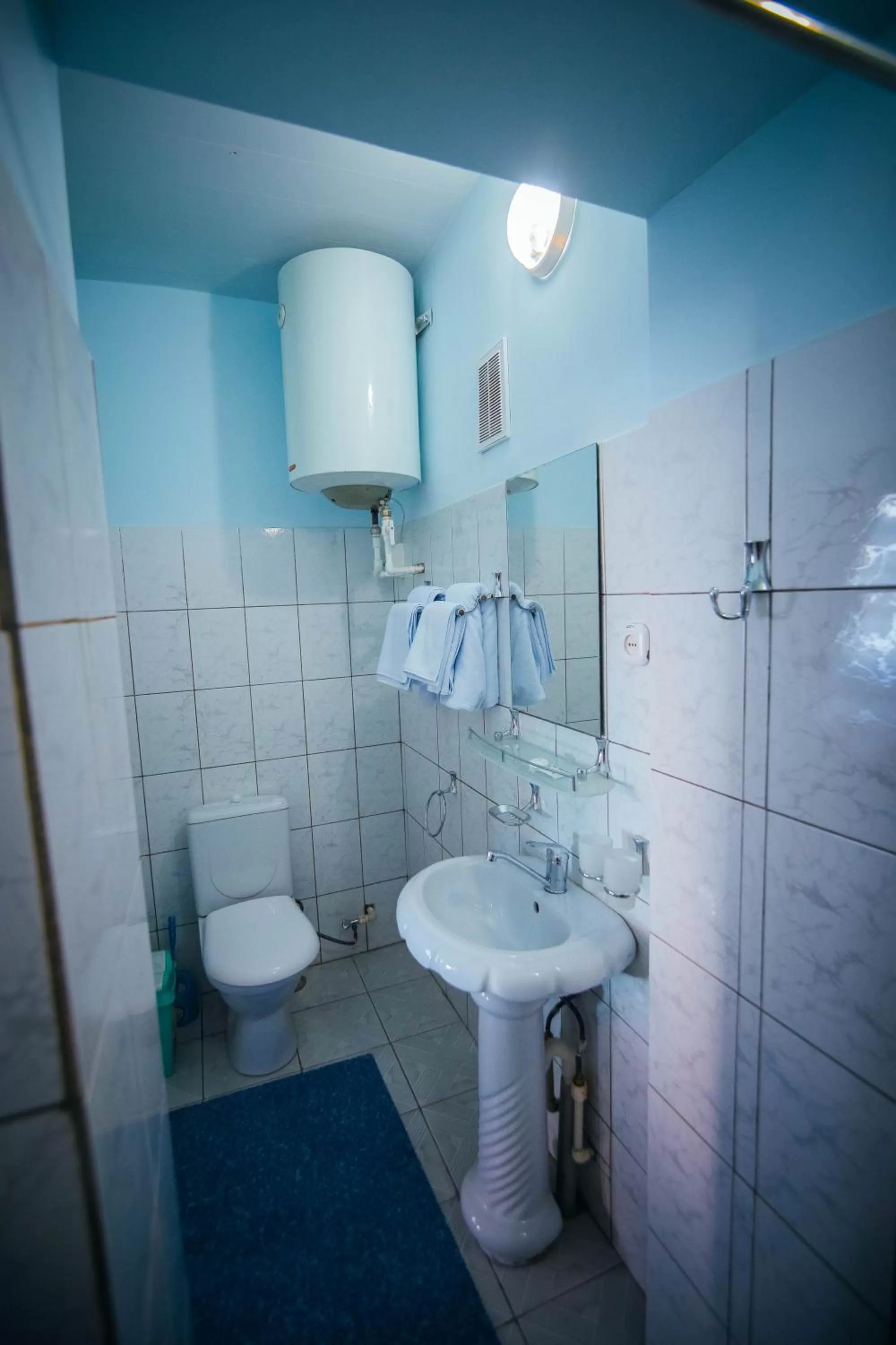 Toilet in Bukhara house hotel