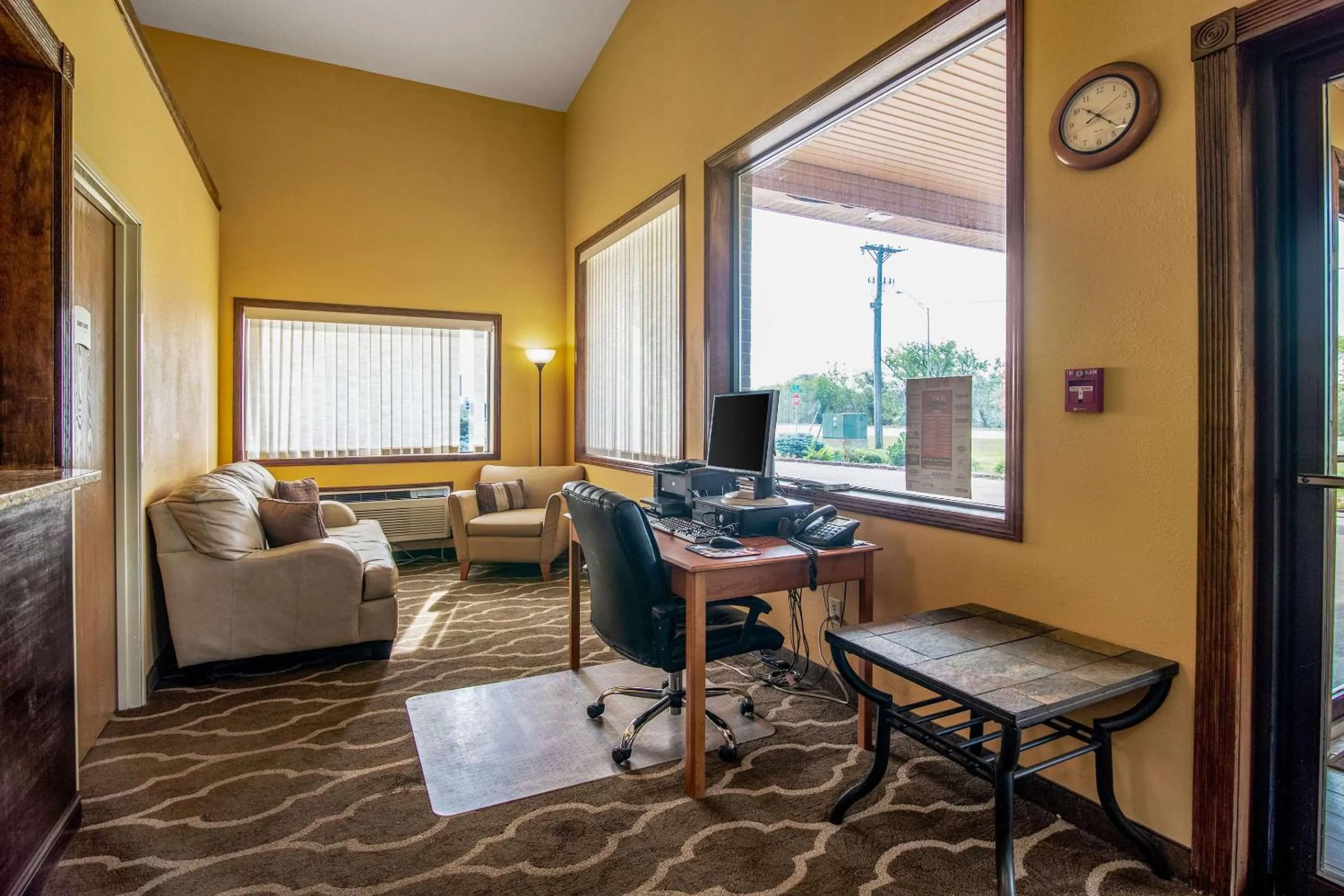 On site in Quality Inn Aberdeen