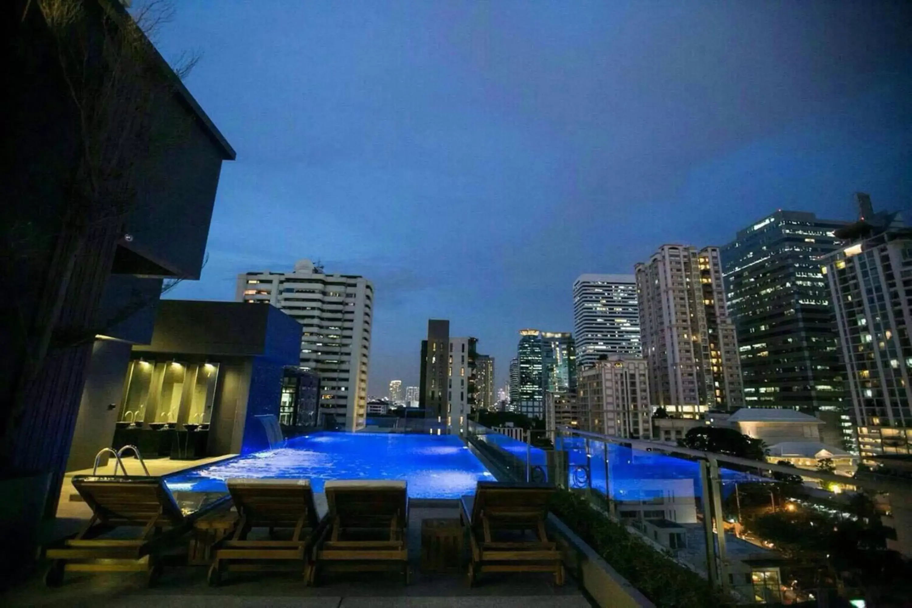 Night, Swimming Pool in Arte Hotel - SHA Extra Plus