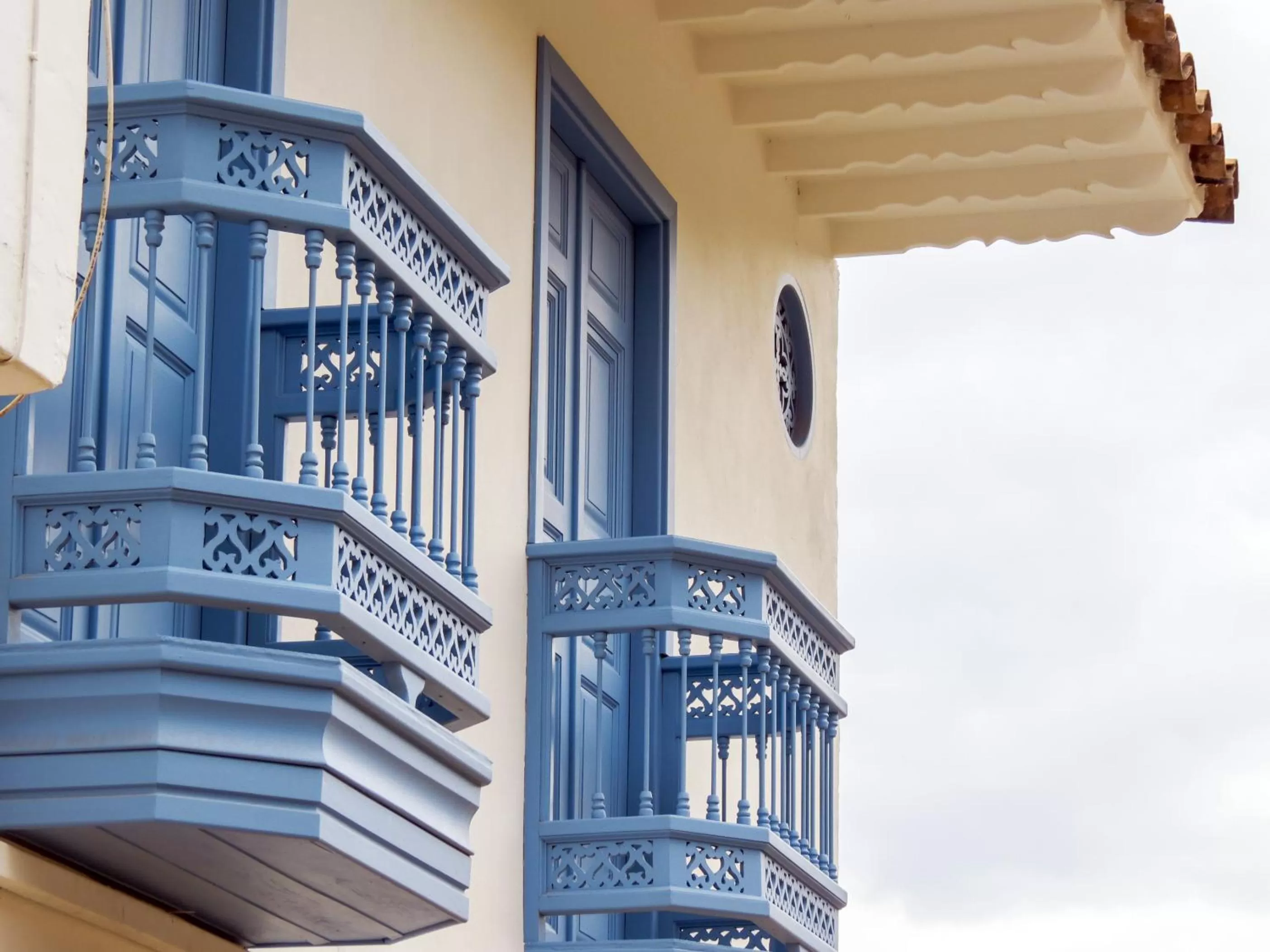 Property building in Hotel Azulado Jericó