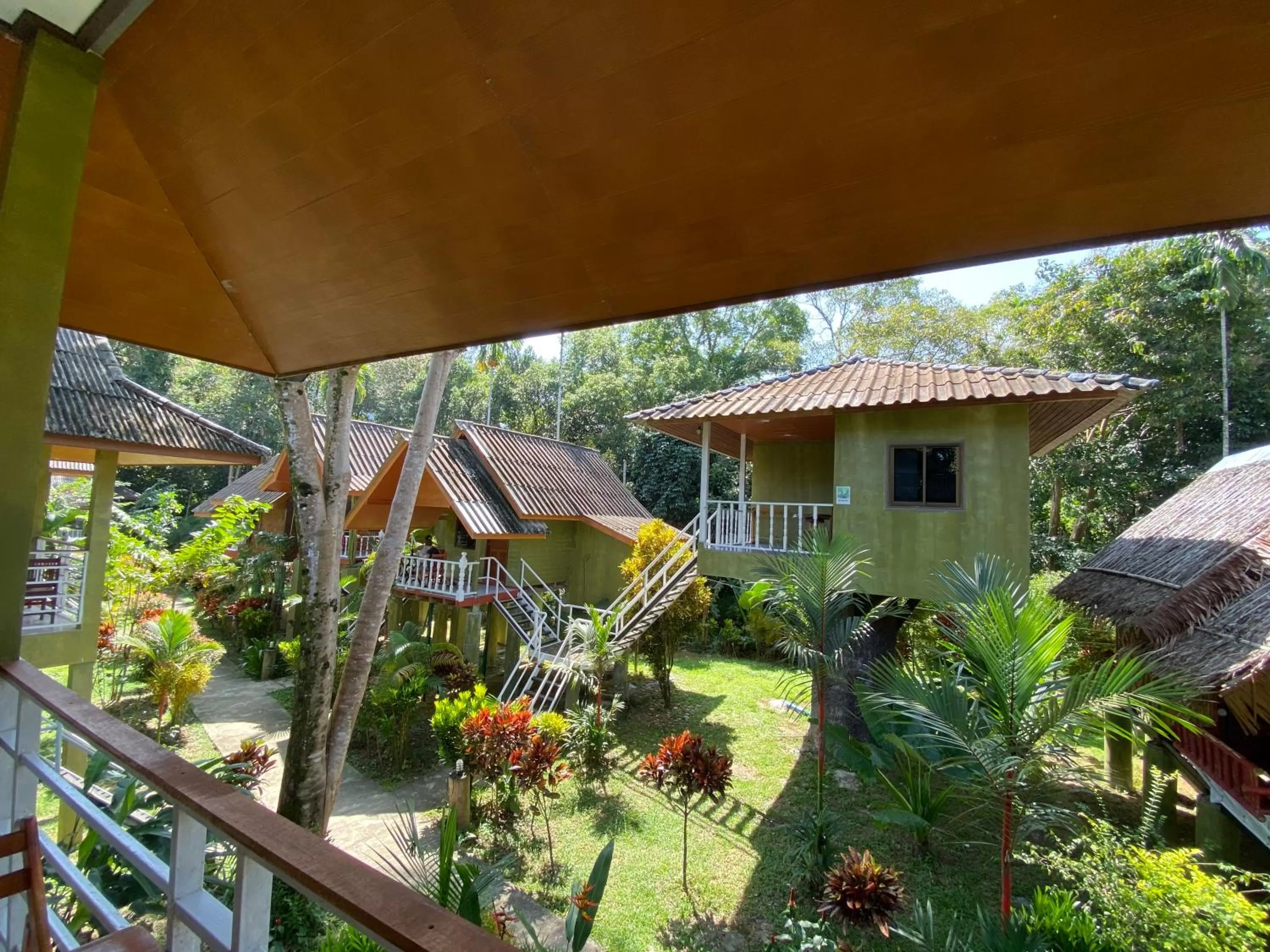 Garden in Khao Sok Jungle Huts Resort