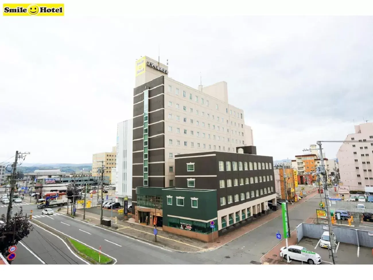 Property building in Smile Hotel Asahikawa