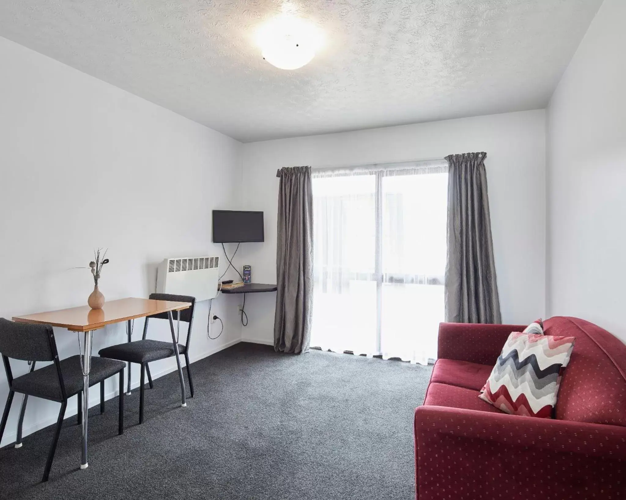 Living room in Aotea Motel