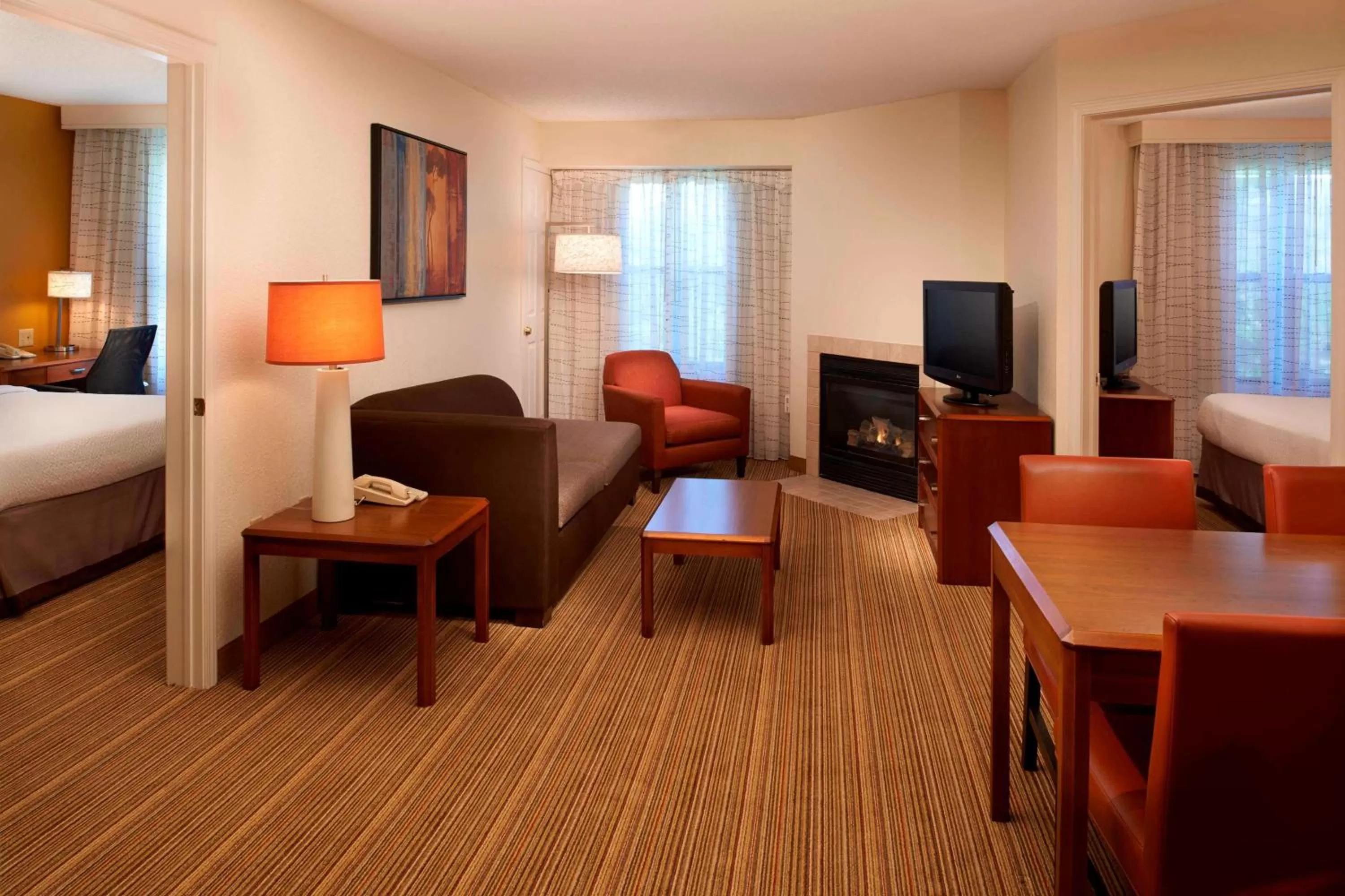 TV and multimedia, Bed in Sonesta ES Suites Chicago Waukegan Gurnee