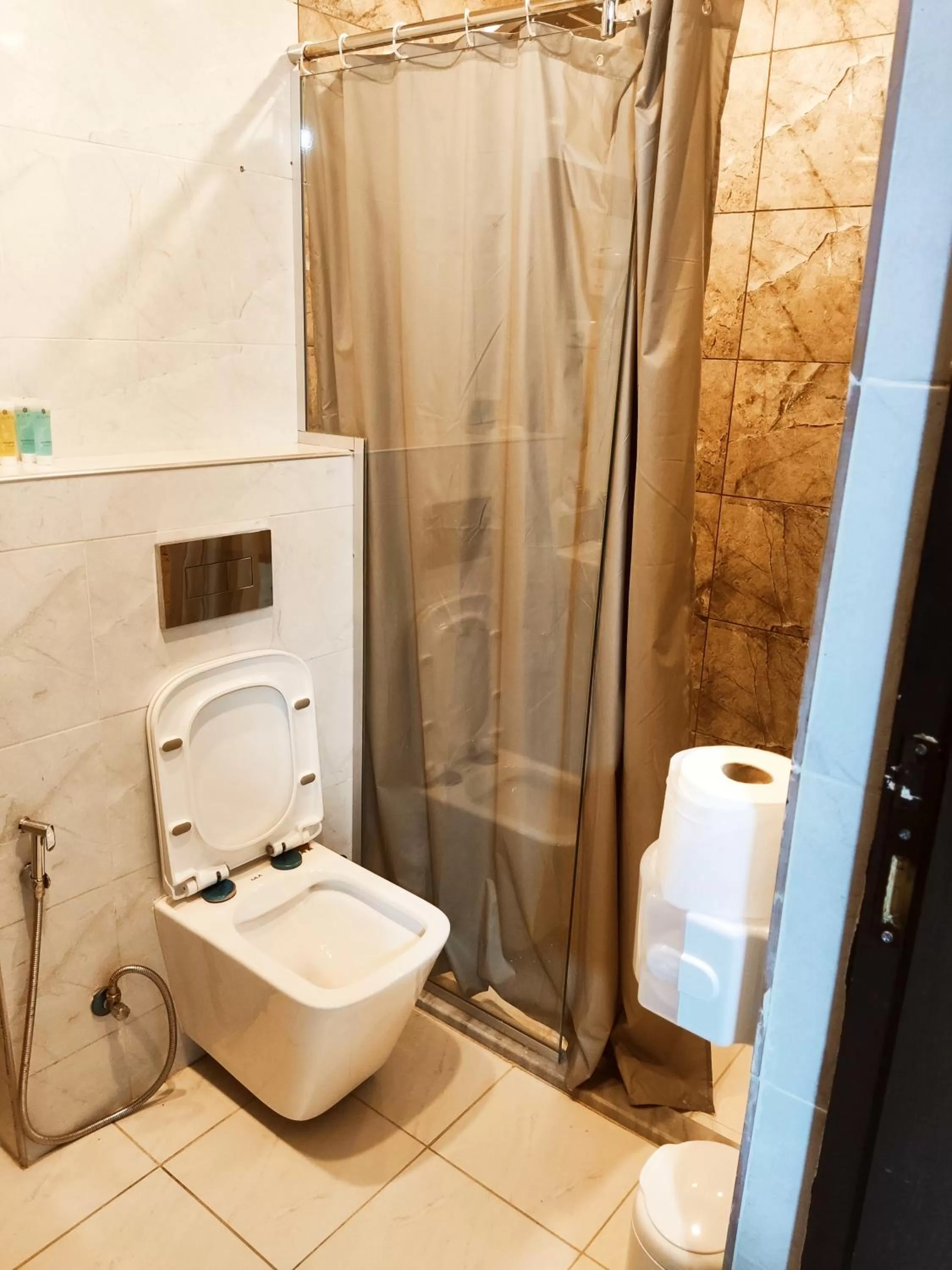 Shower in Golden Plaza Hotel