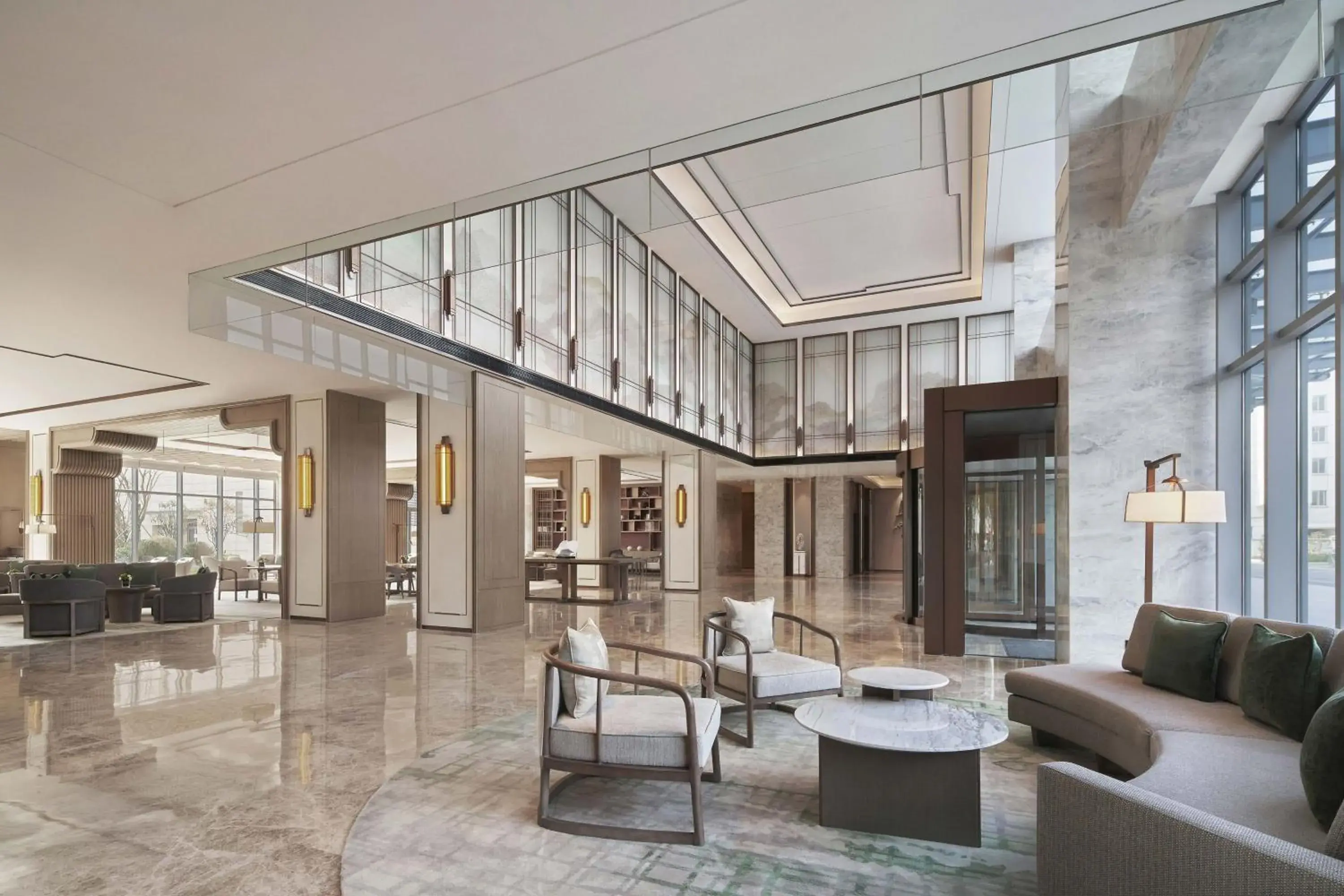 Lobby or reception, Lobby/Reception in Four Points by Sheraton Suzhou, Wuzhong