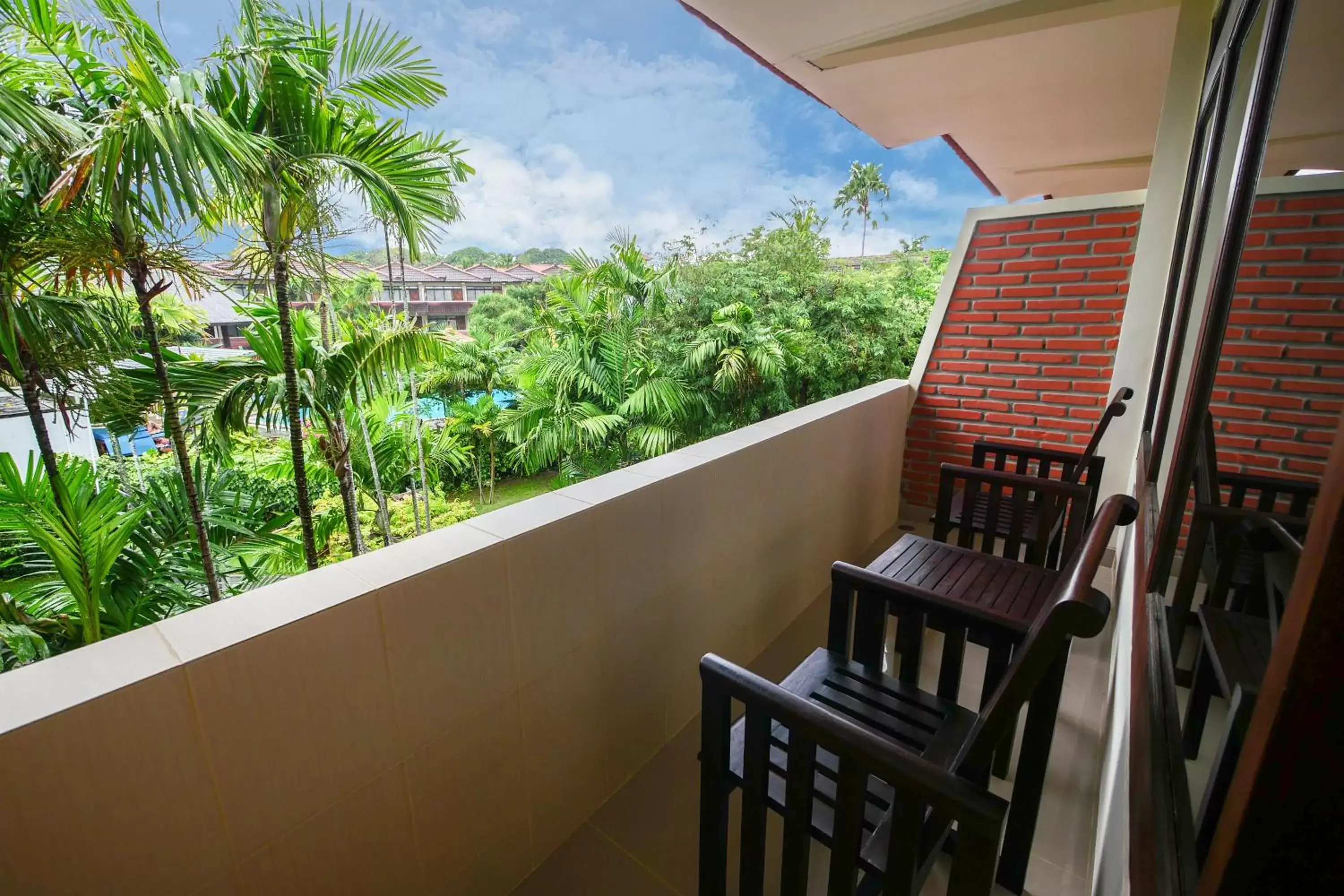 Balcony/Terrace in Palm Beach Hotel Bali