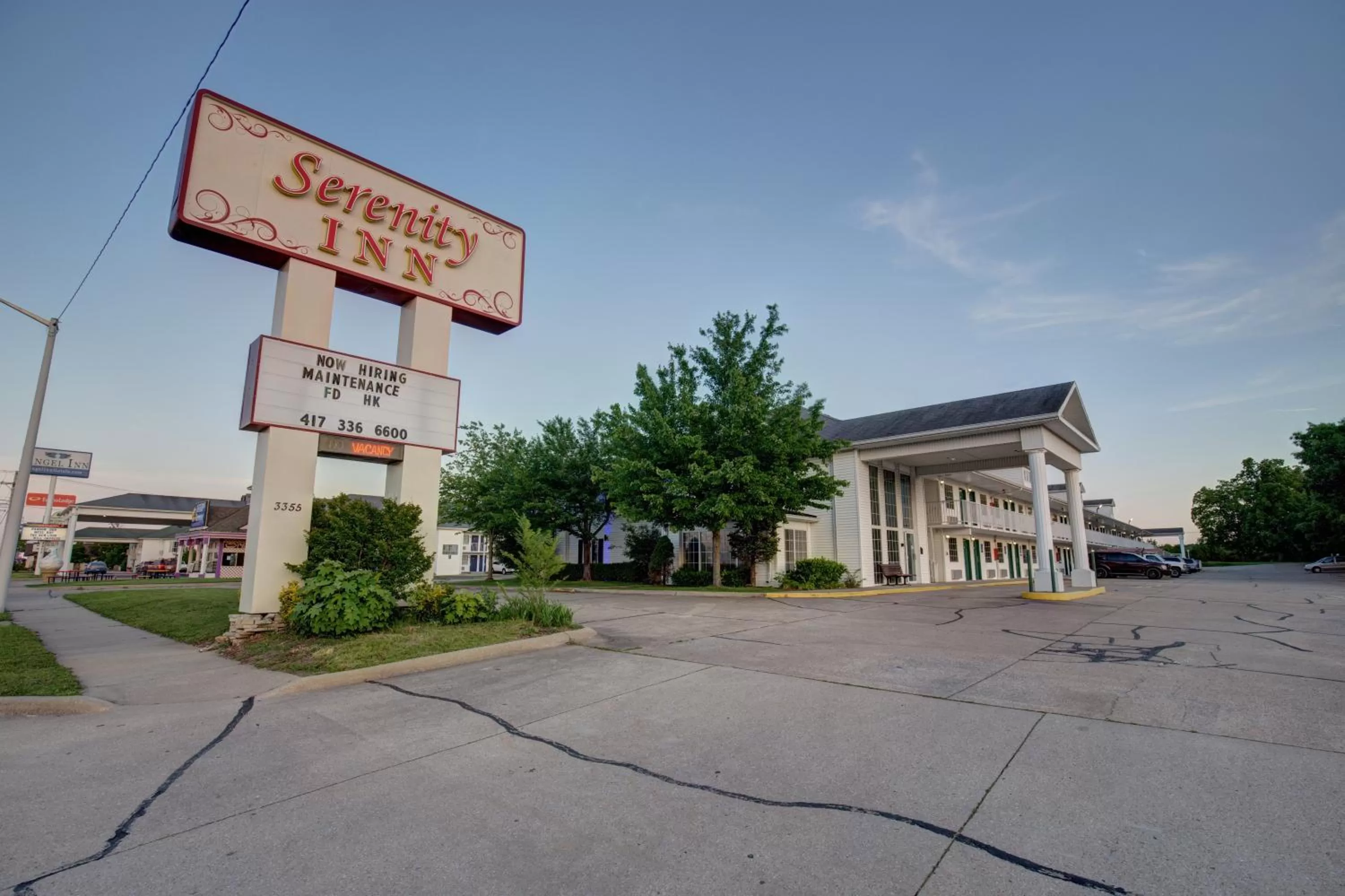 Property Building in Serenity Inn