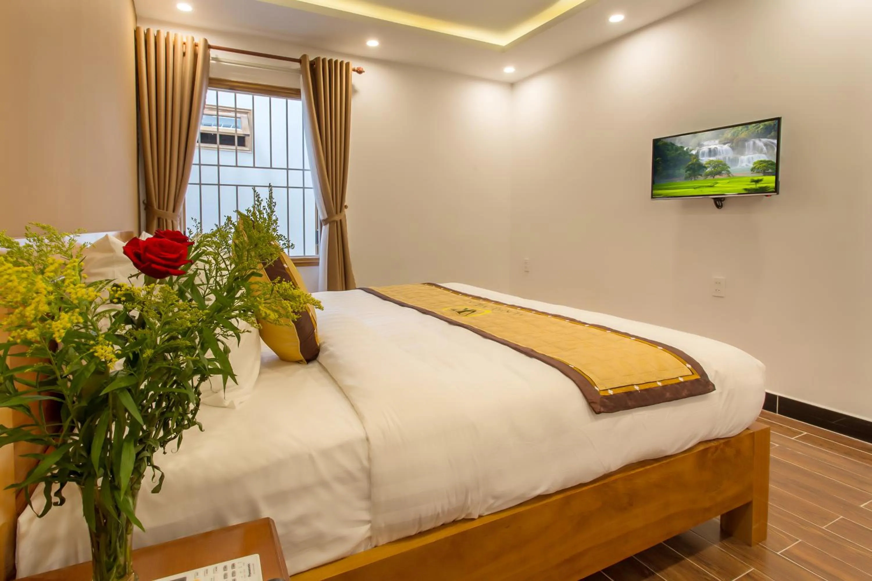 Bedroom, Bed in Hoi An Vi Khoa Villa