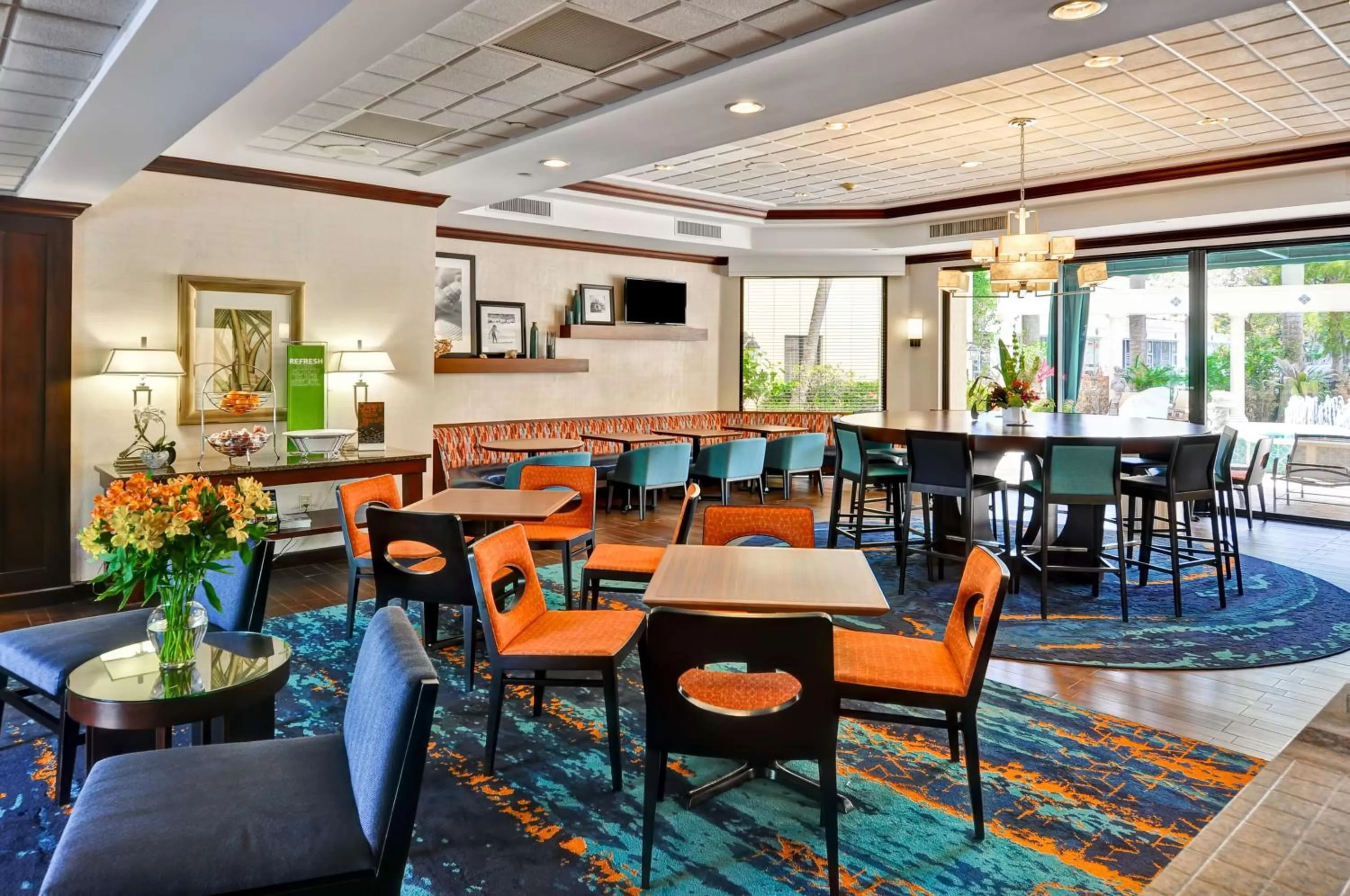 Lobby or reception in Hampton Inn Boca Raton