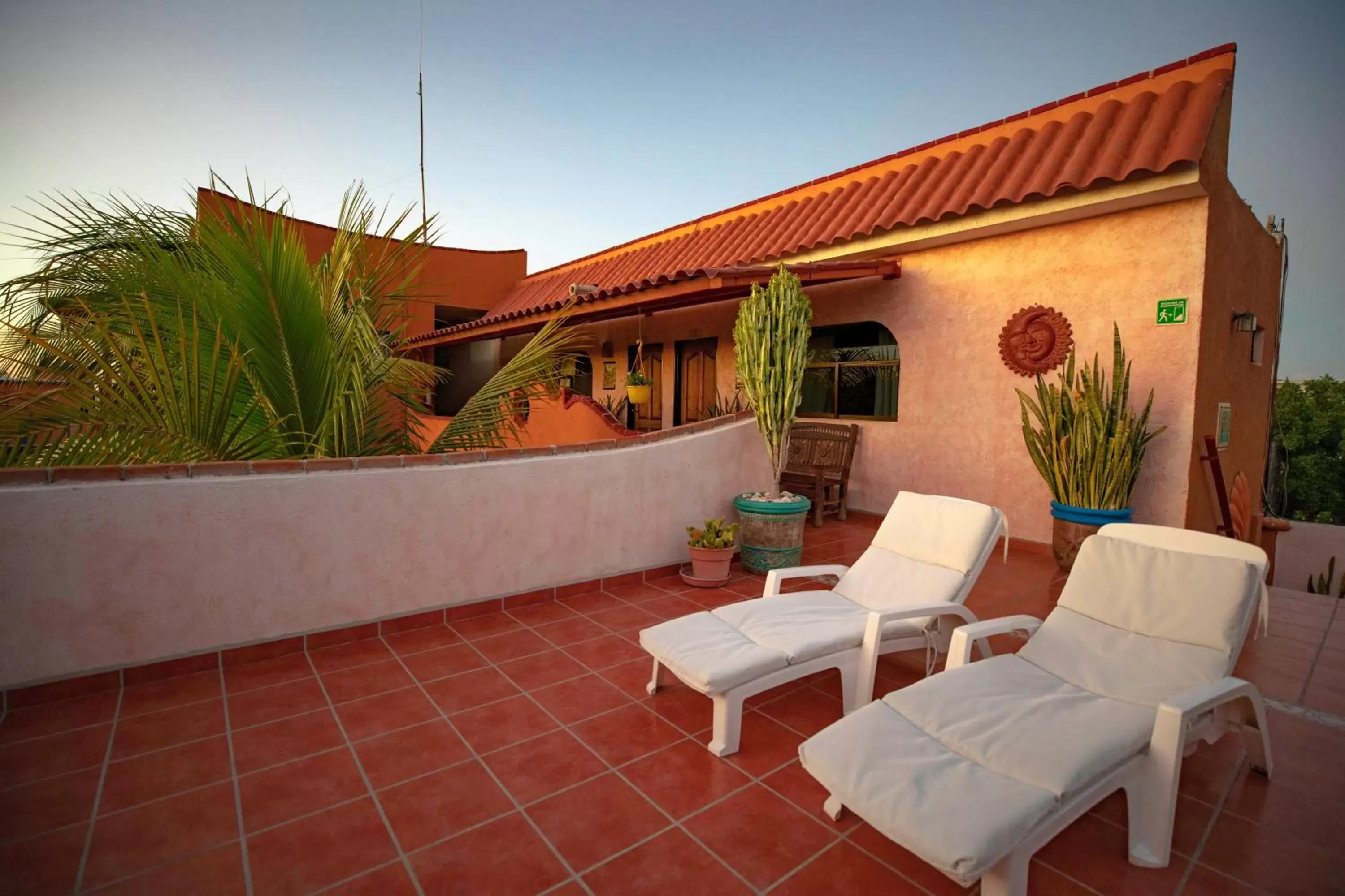 Balcony/Terrace in Hotel Posada Luna Sol