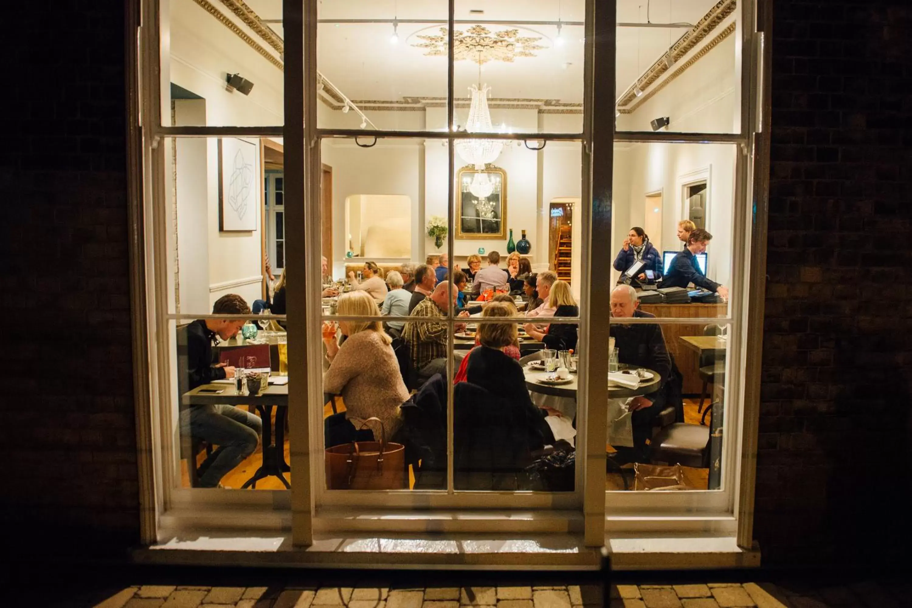 group of guests in Banyers House