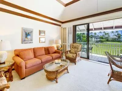 Seating Area in Kiahuna Plantation Resort Kauai by OUTRIGGER