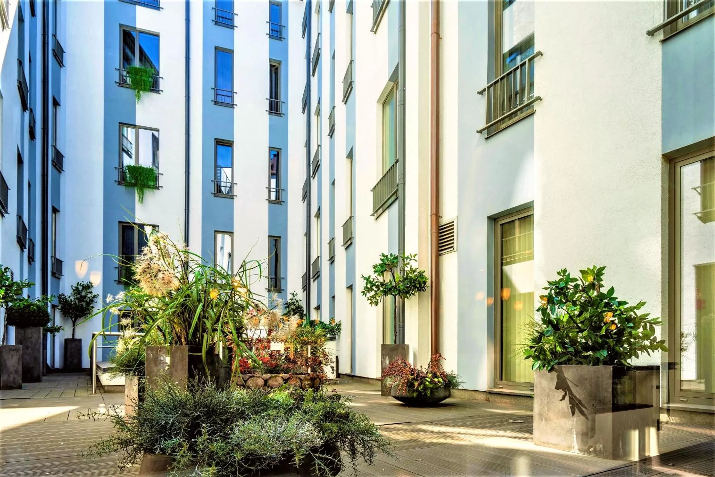 Garden view in Wellton Centrum Hotel & SPA