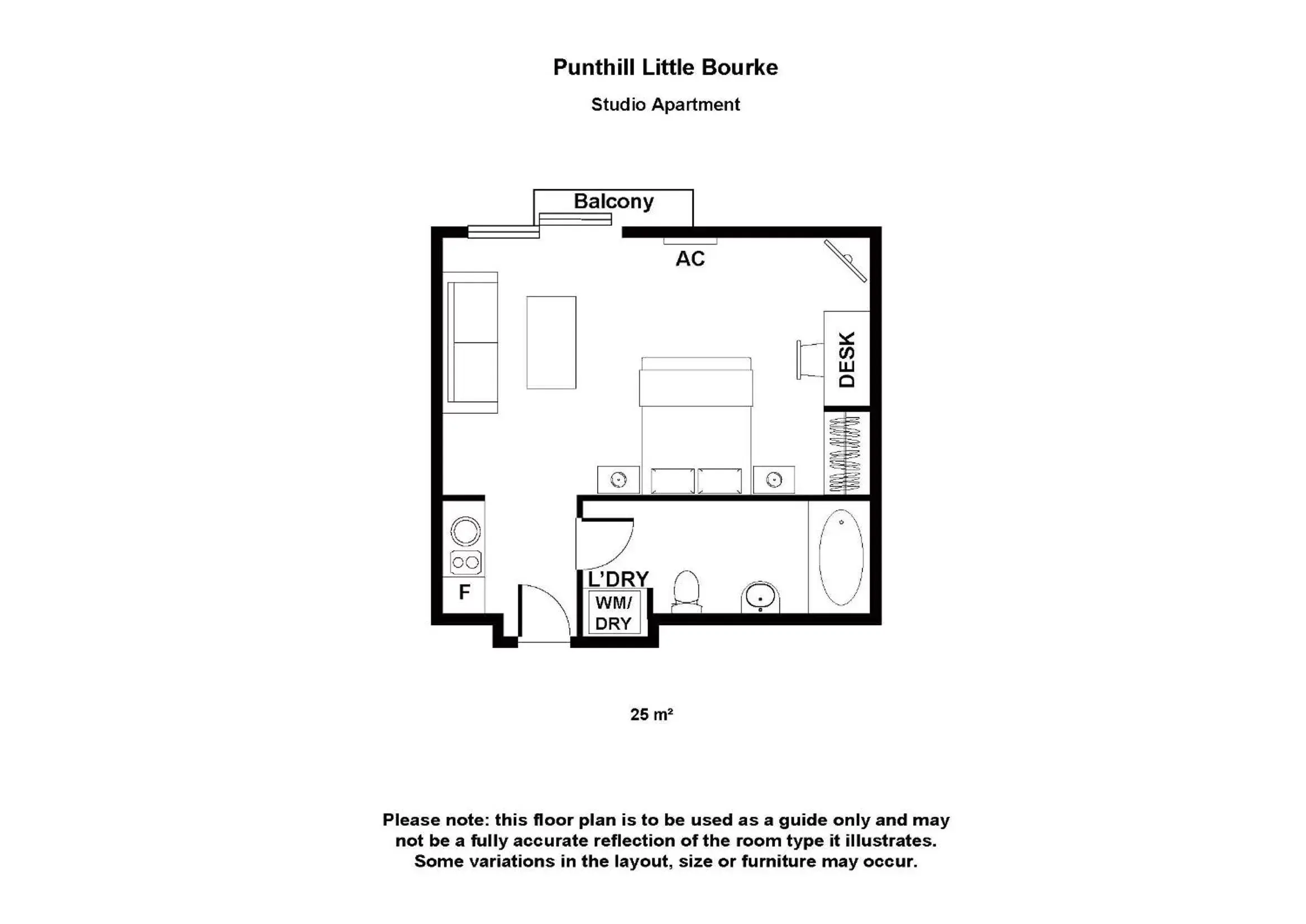 Other, Floor Plan in Punthill Apartment Hotel - Little Bourke