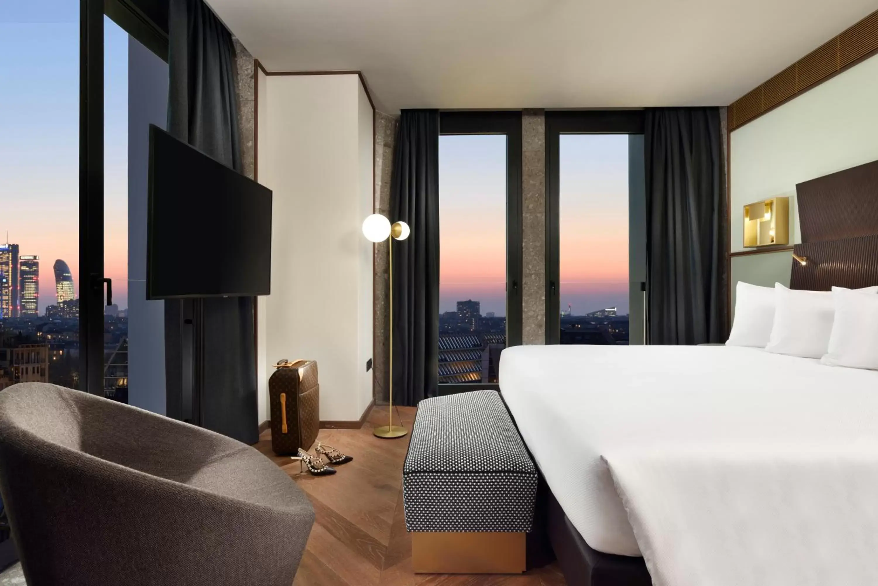 View (from property/room), Bed in Milano Verticale | UNA Esperienze View (from property/room), Bed in Milano Verticale | UNA Esperienze
