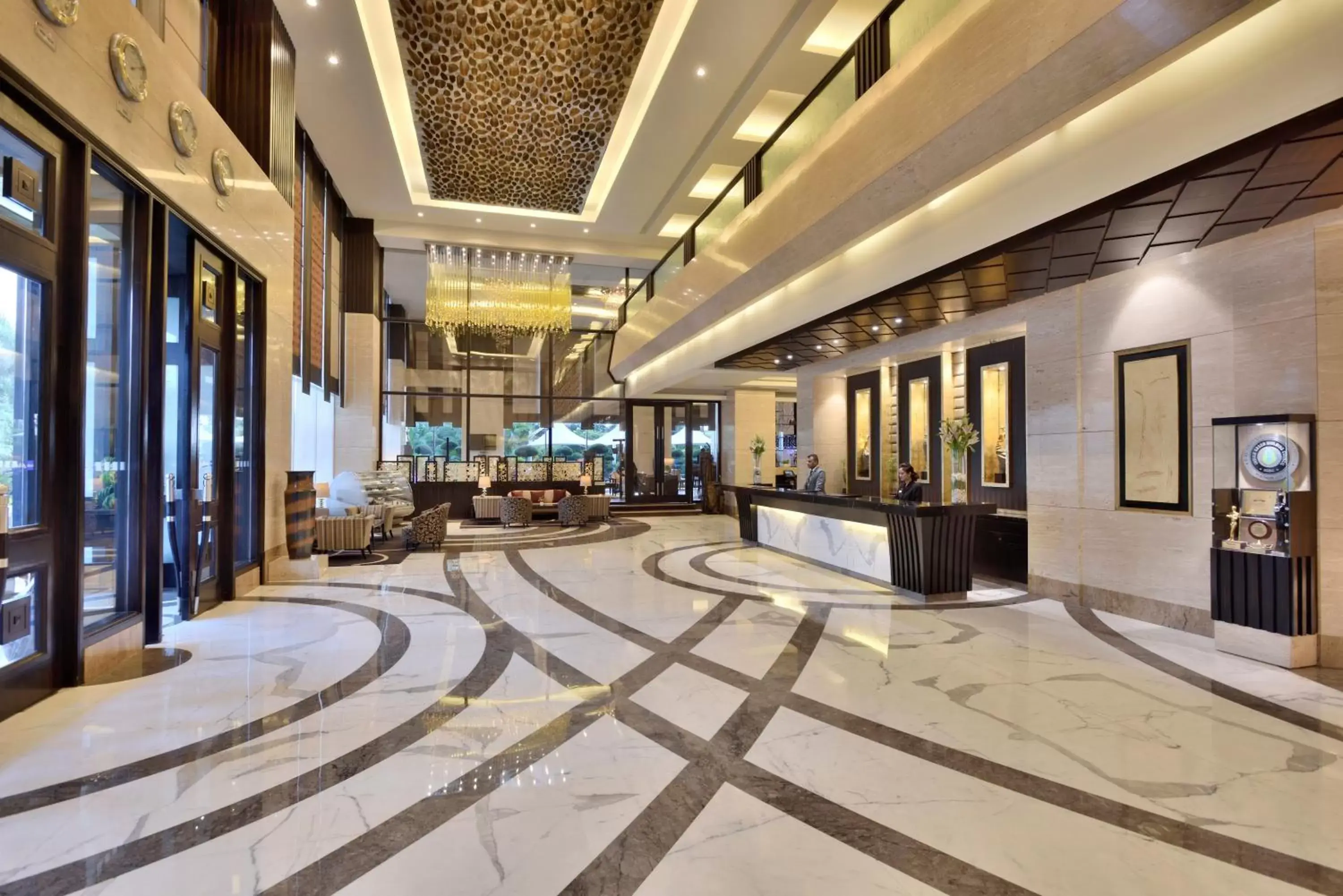 Lobby or reception in Radisson Blu Hotel, Indore Lobby or reception in Radisson Blu Hotel, Indore