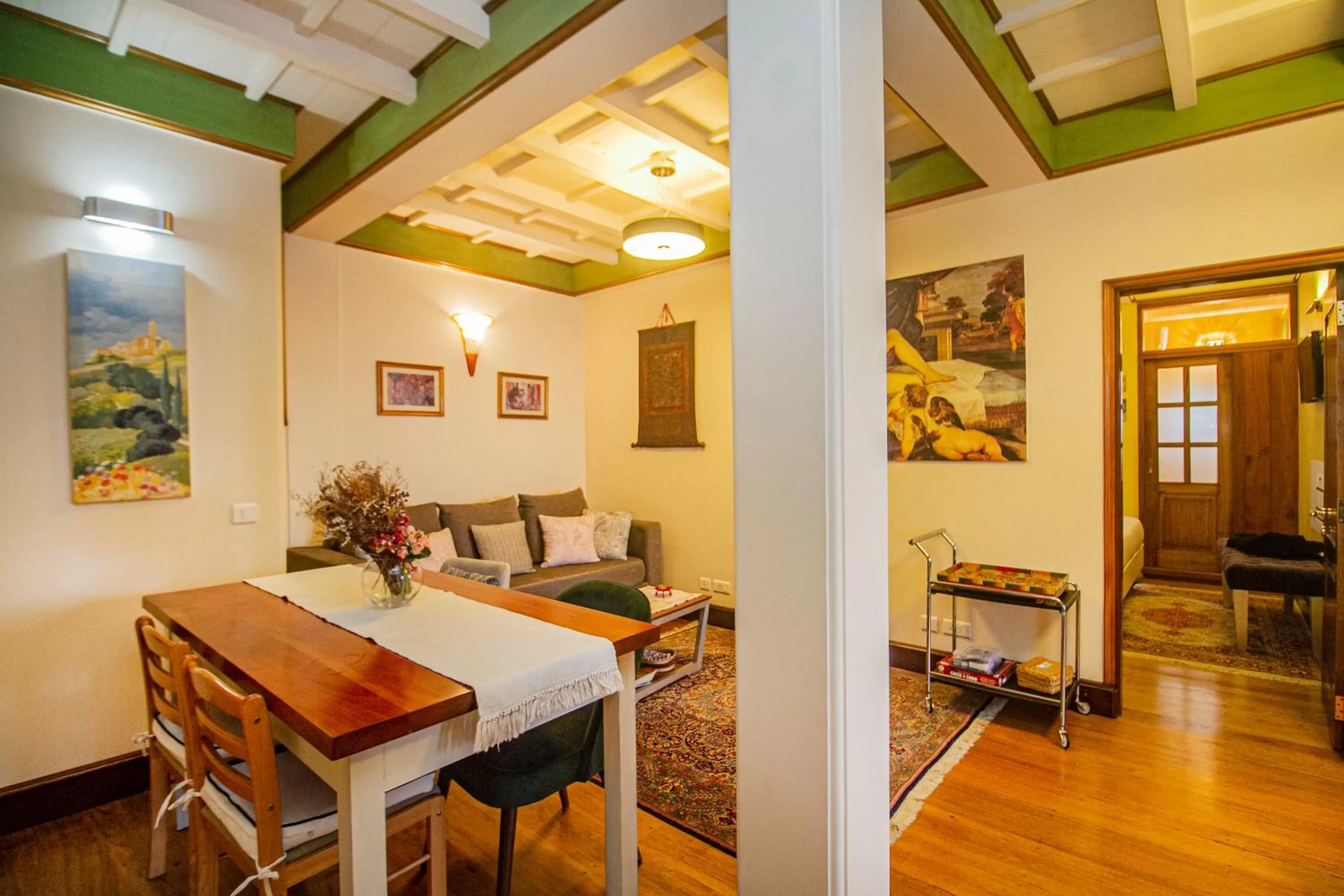 Seating area in Amritara Luxury Villa Tosca, Gangtok