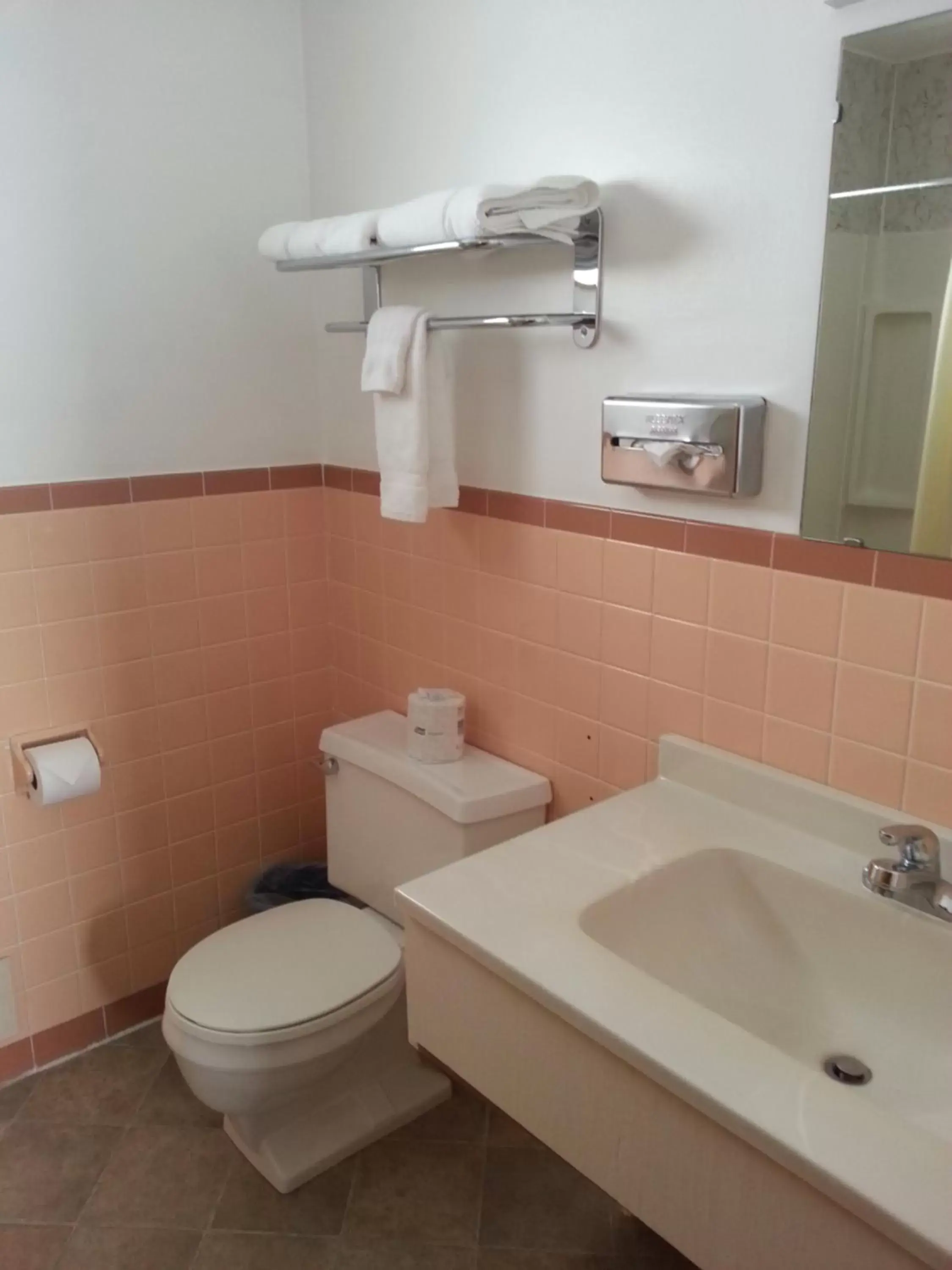Bathroom in Raine Motel