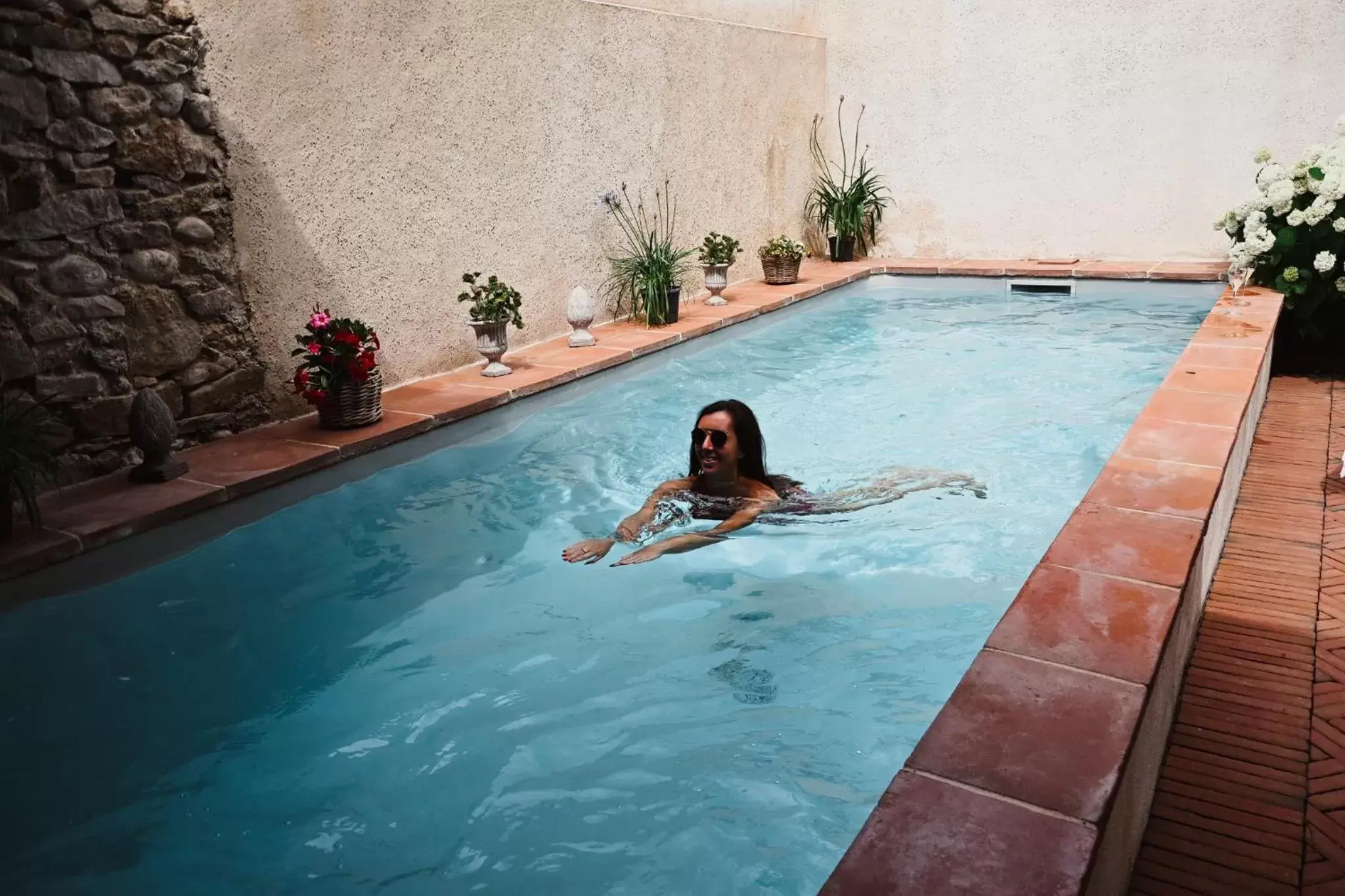 Swimming Pool in Demeure de la Carmine, sejour bien-etre d'exception, piscine, hammam, champagne