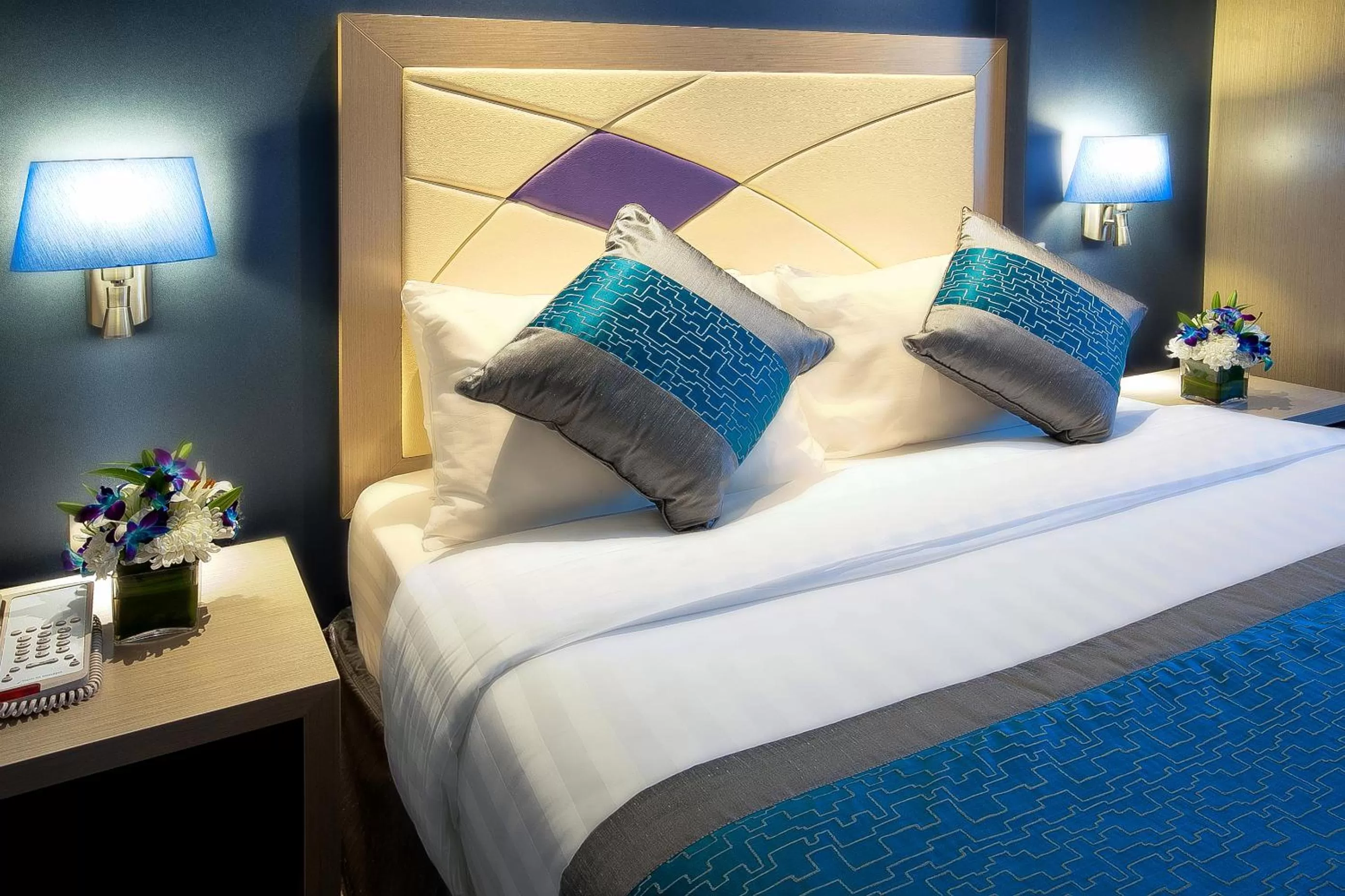 Bed in Al Sarab Hotel