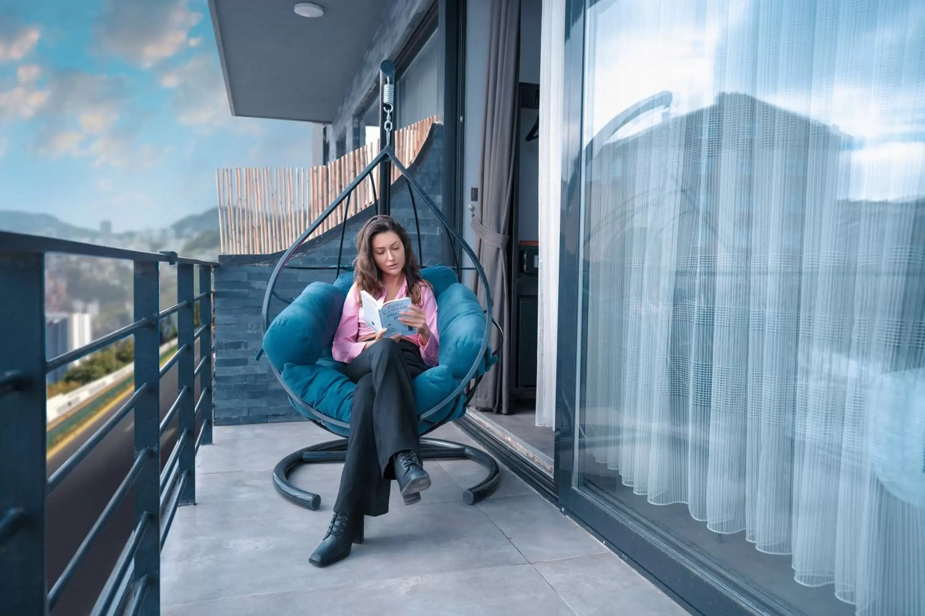 Balcony/Terrace in Melanj Airport Hotel