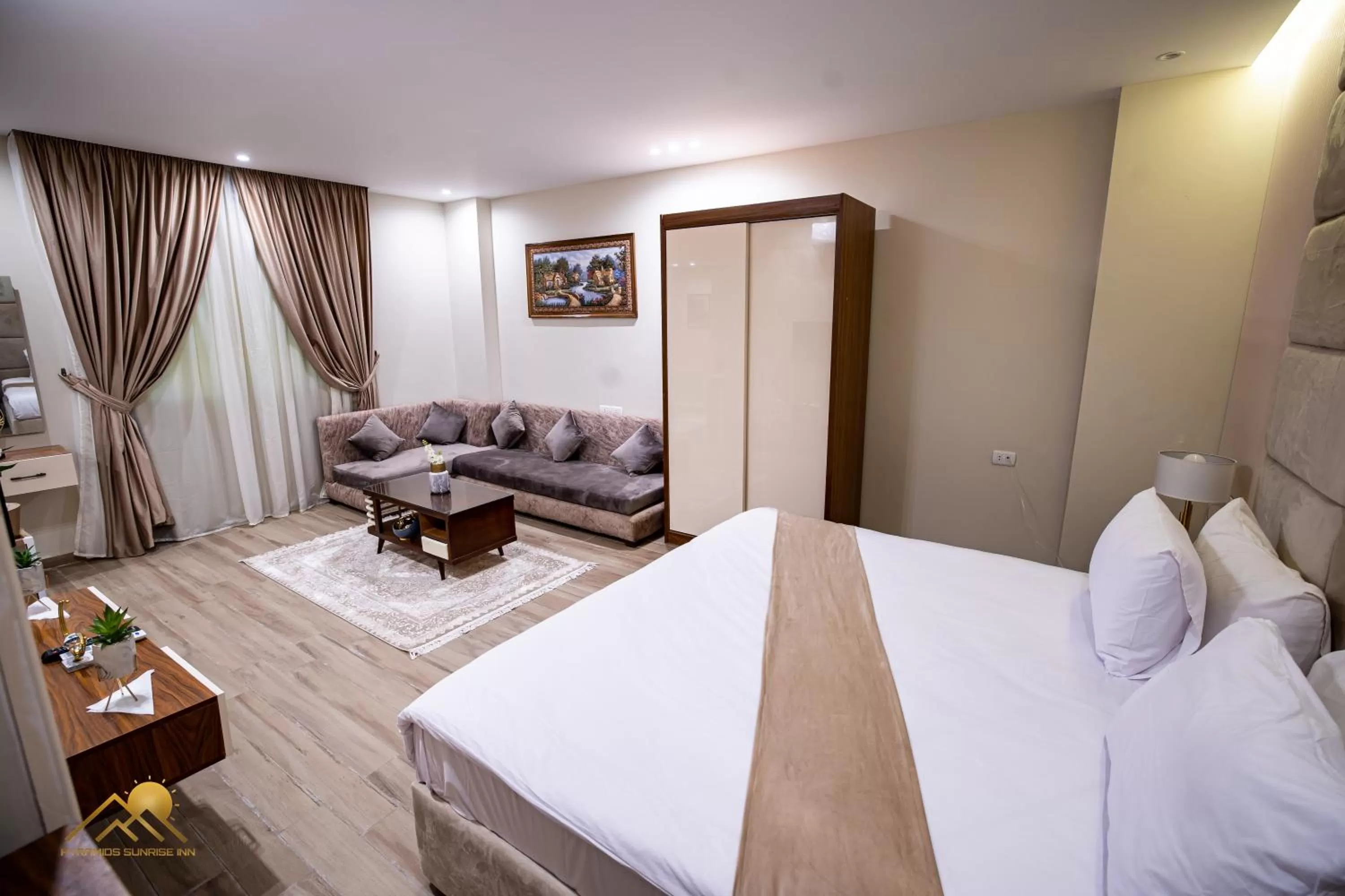 Bed in Pyramids sunrise inn