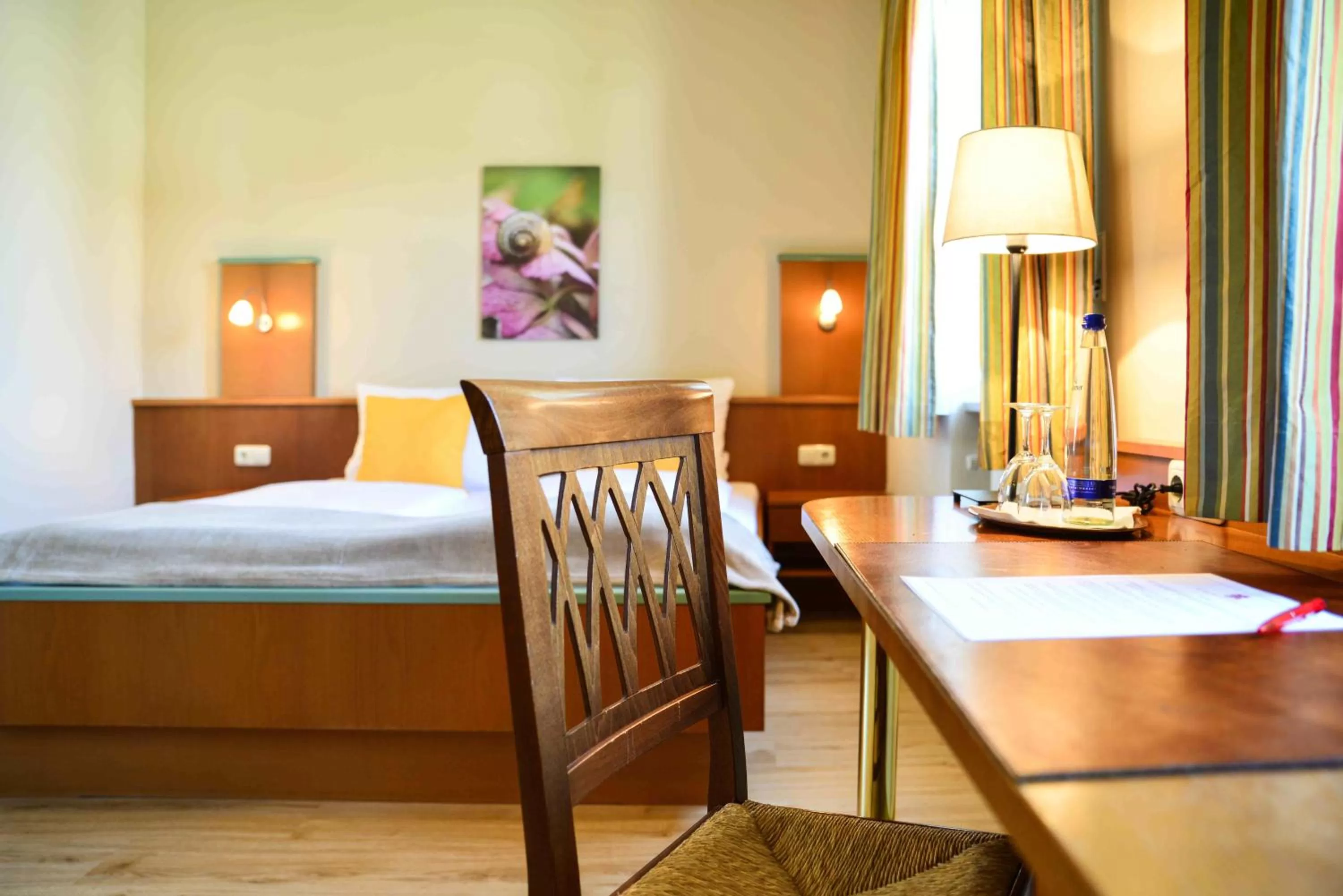 Photo of the whole room, Bed in Boardinghouse Hotel Münchner Hof Pfarrkirchen