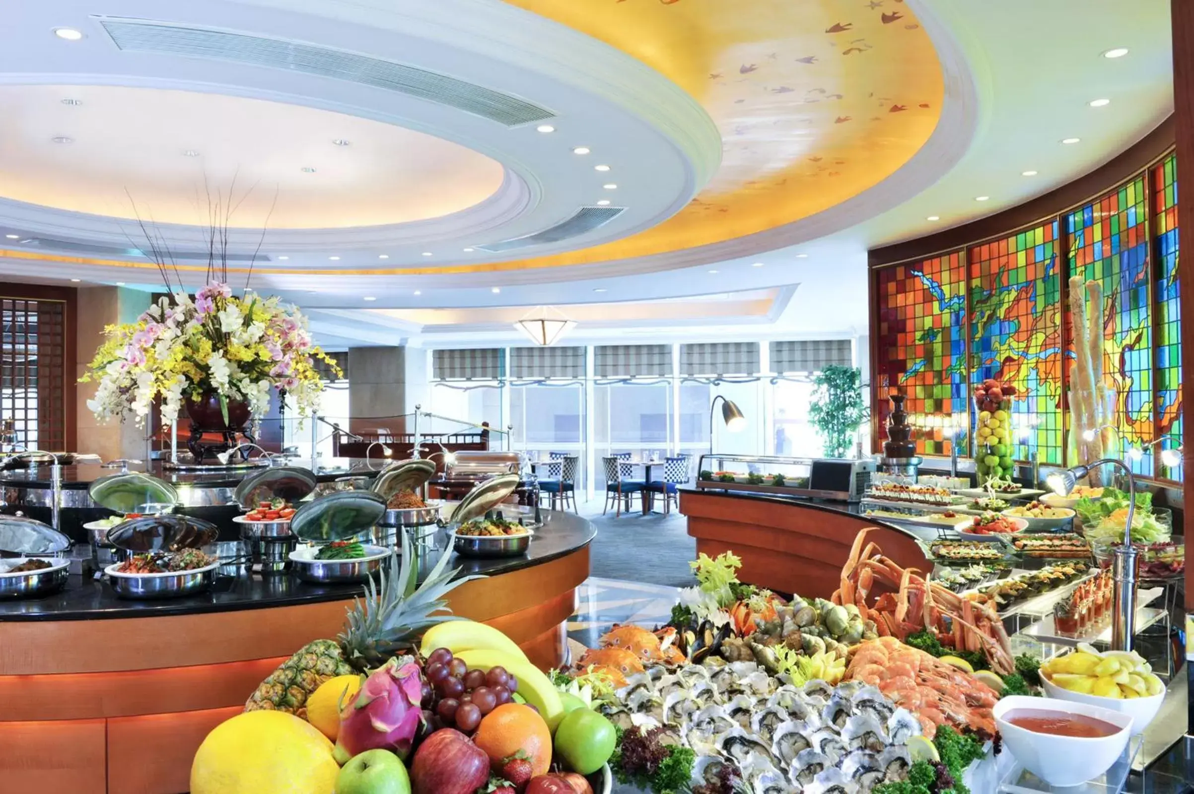 Buffet breakfast in Harbour Plaza North Point