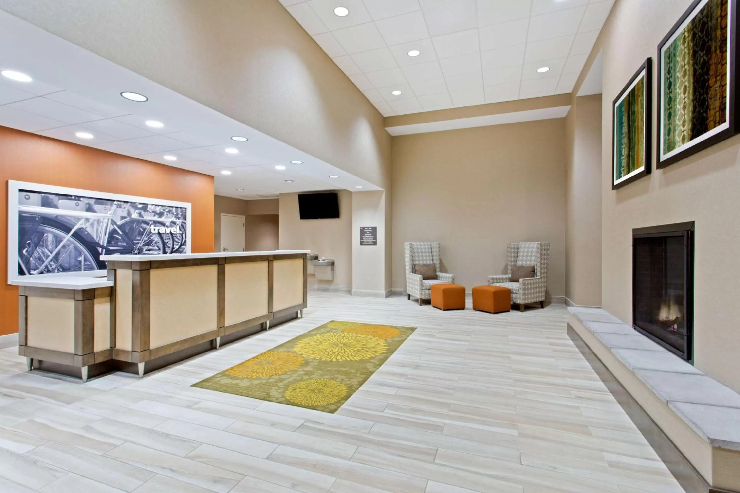 Lobby or reception in Hampton Inn Sault Ste Marie, MI