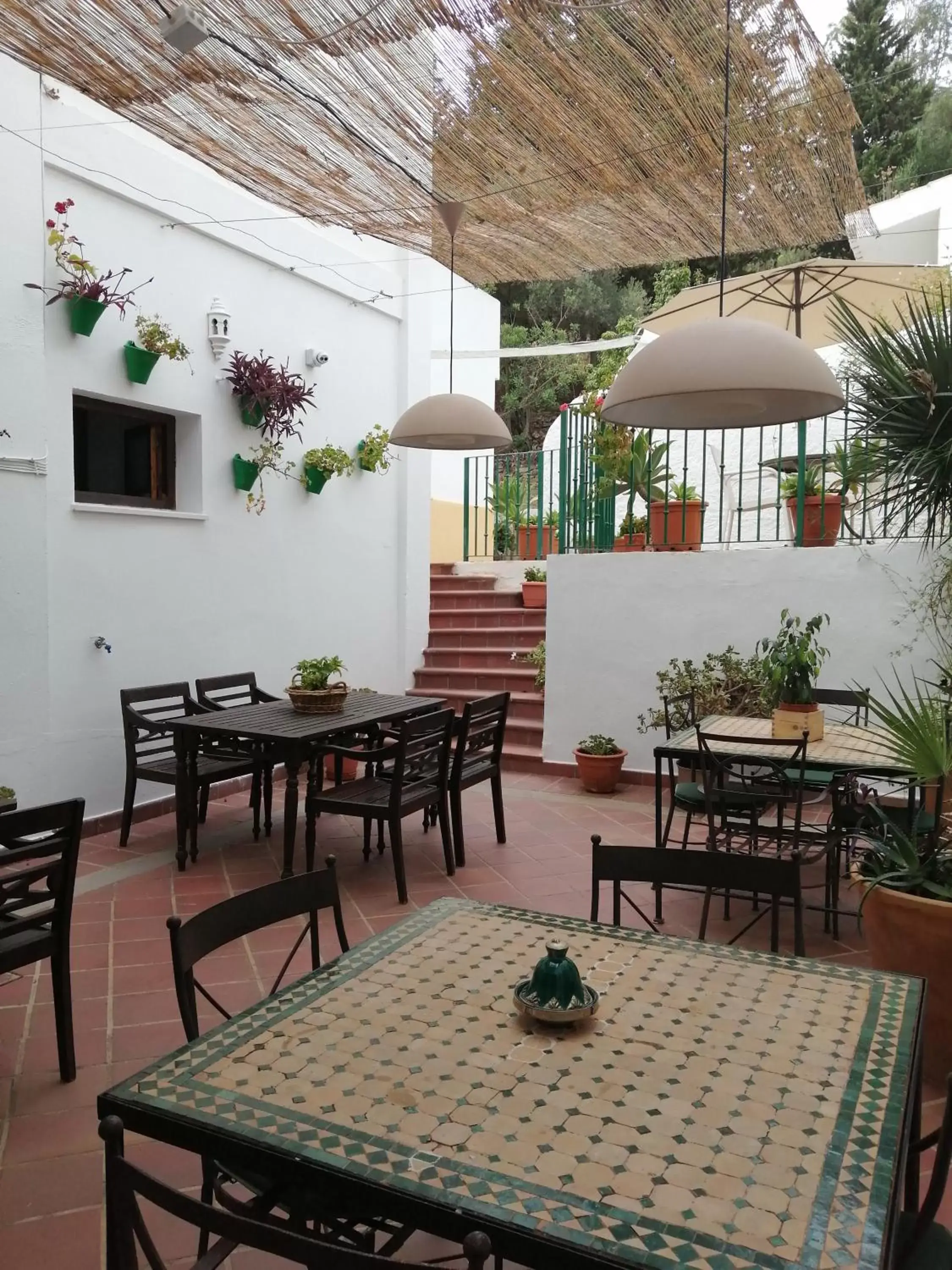 Balcony/Terrace, Restaurant/Places to Eat in Hotel Humaina
