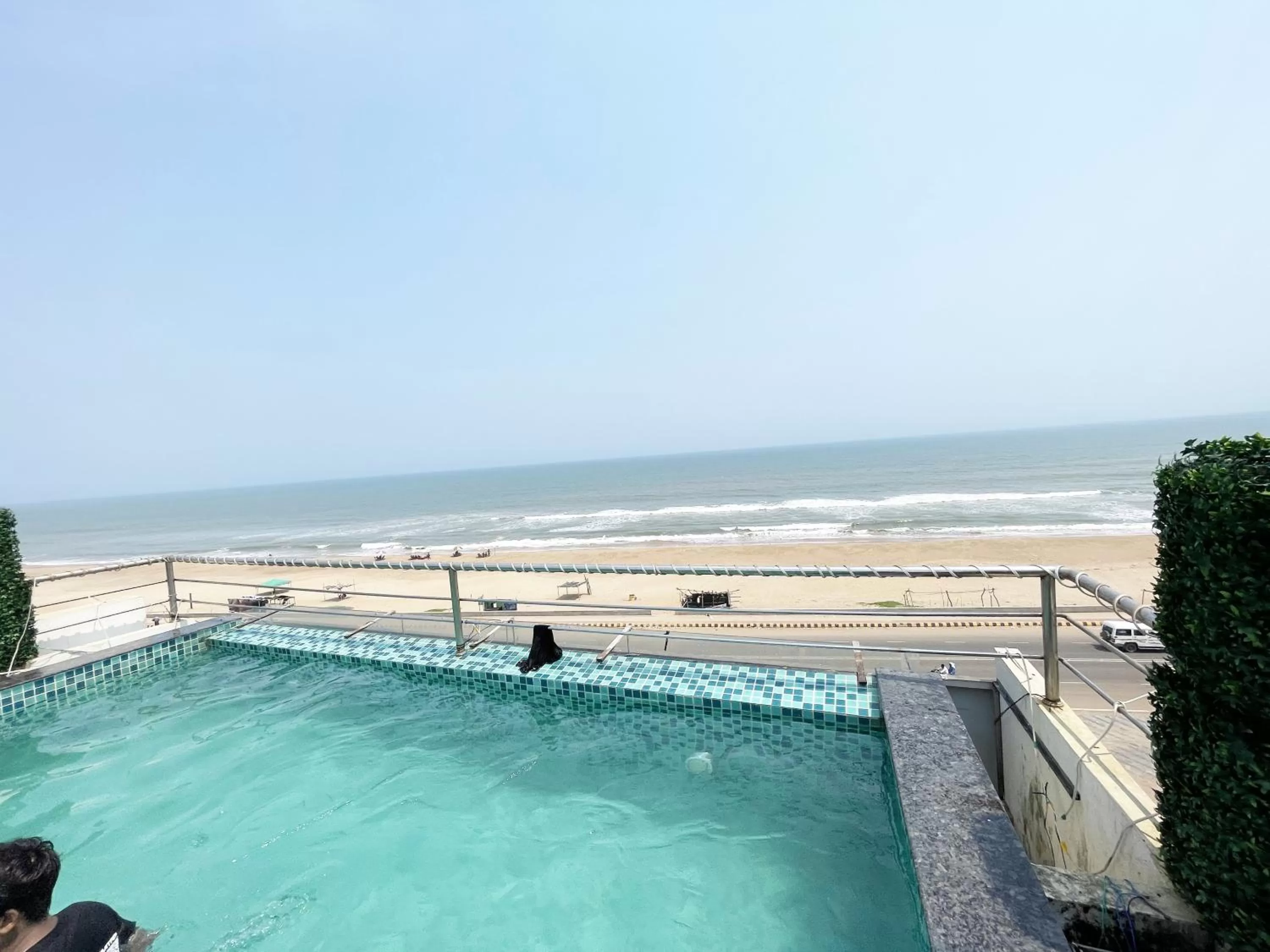 Day, Swimming Pool in Hotel TBS sea view ! Puri