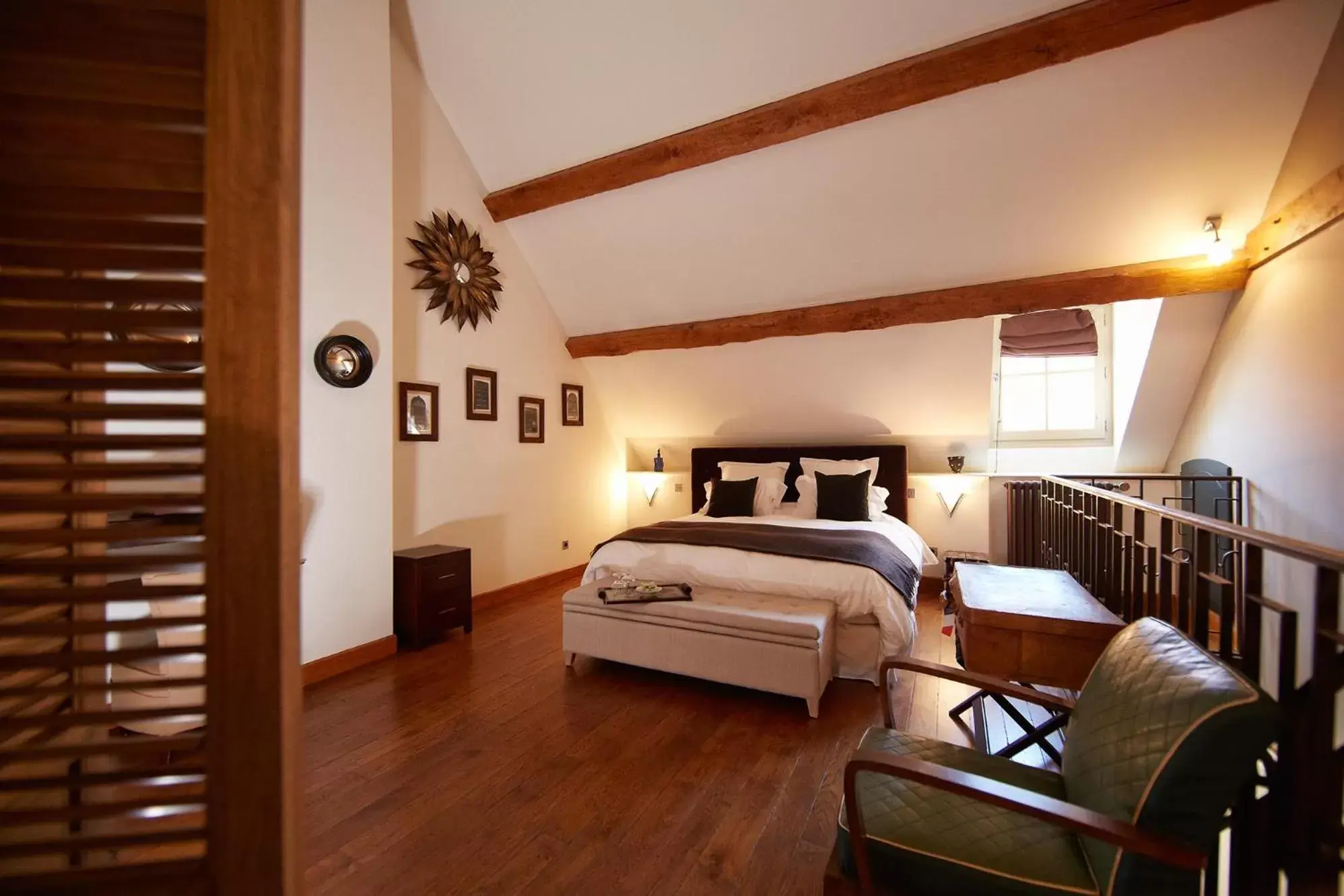 Bedroom, Bed in Le Clos Sainte-Marguerite - Chez les Fatien