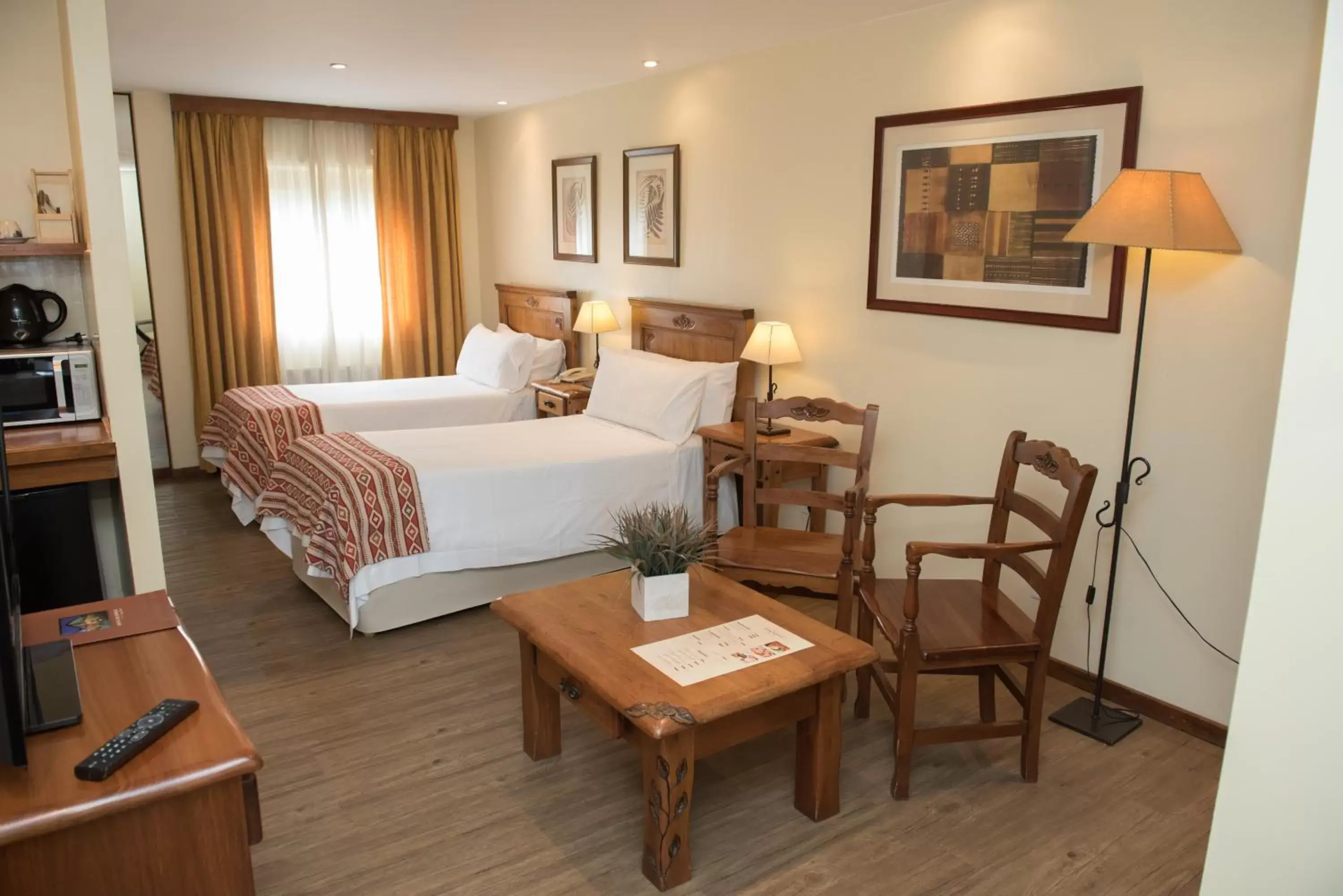 Bed in Del Bosque Apart Hotel