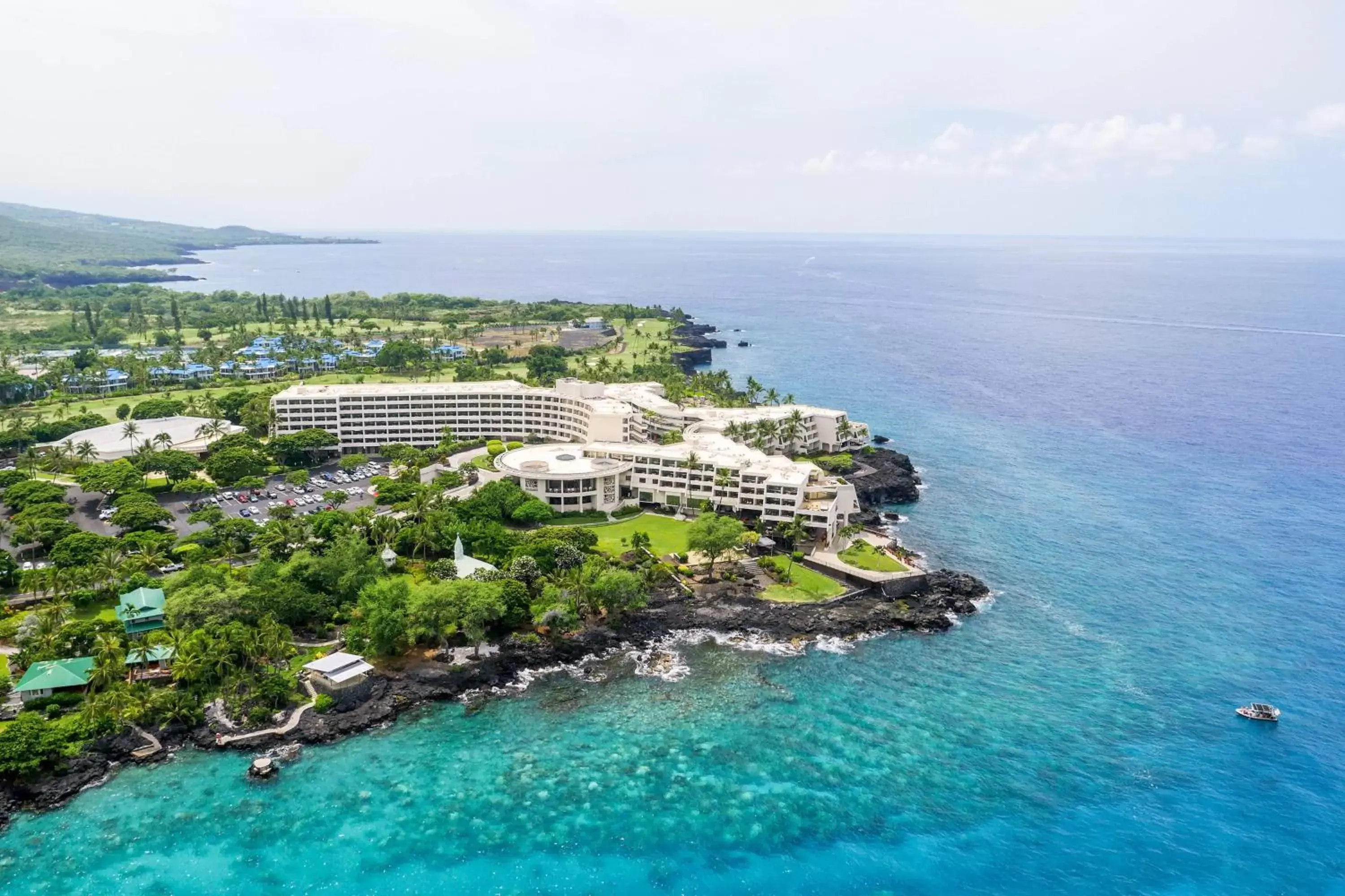 Property building, Bird's-eye View in Outrigger Kona Resort and Spa