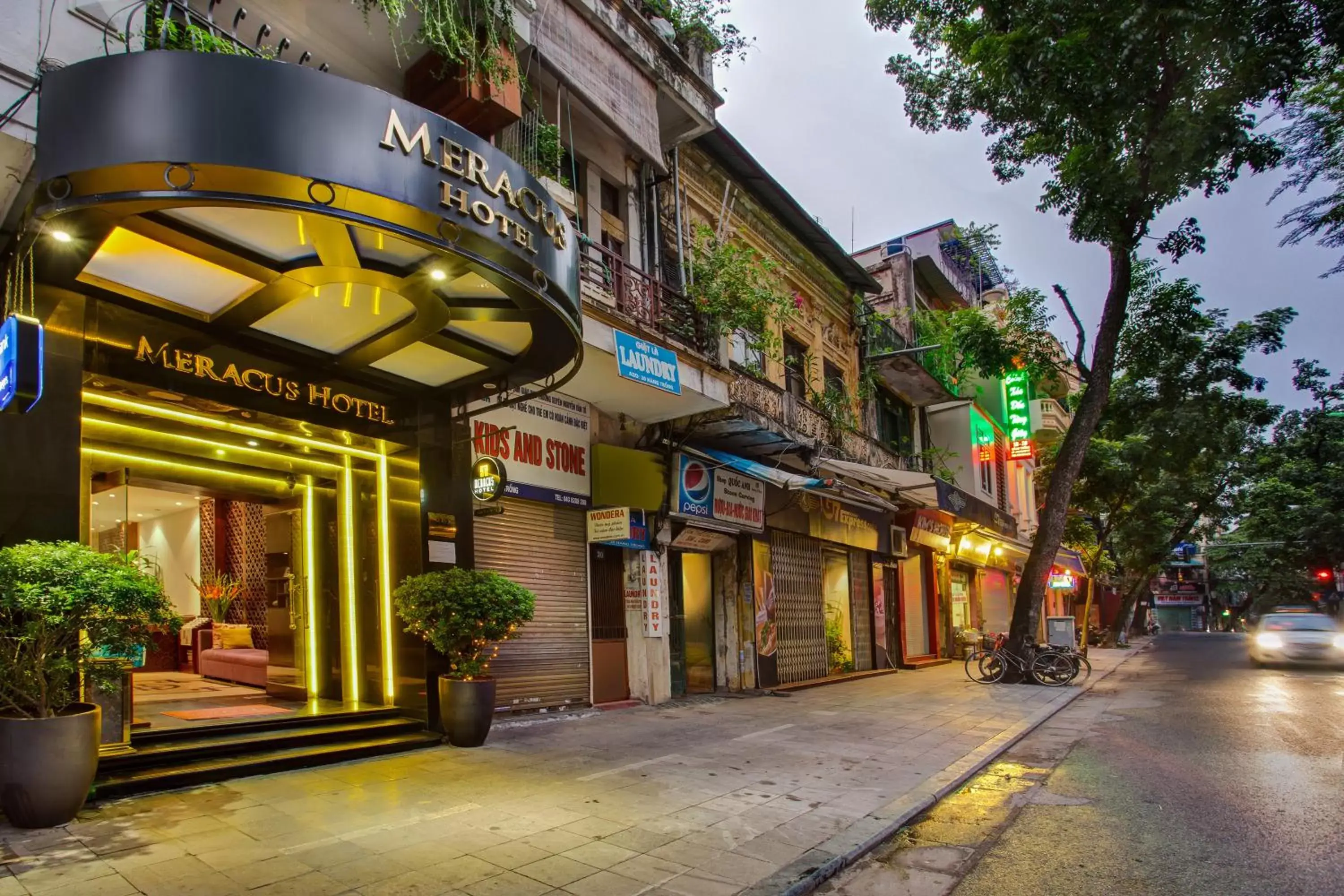 Facade/entrance in Mercury Central Hotel Hanoi