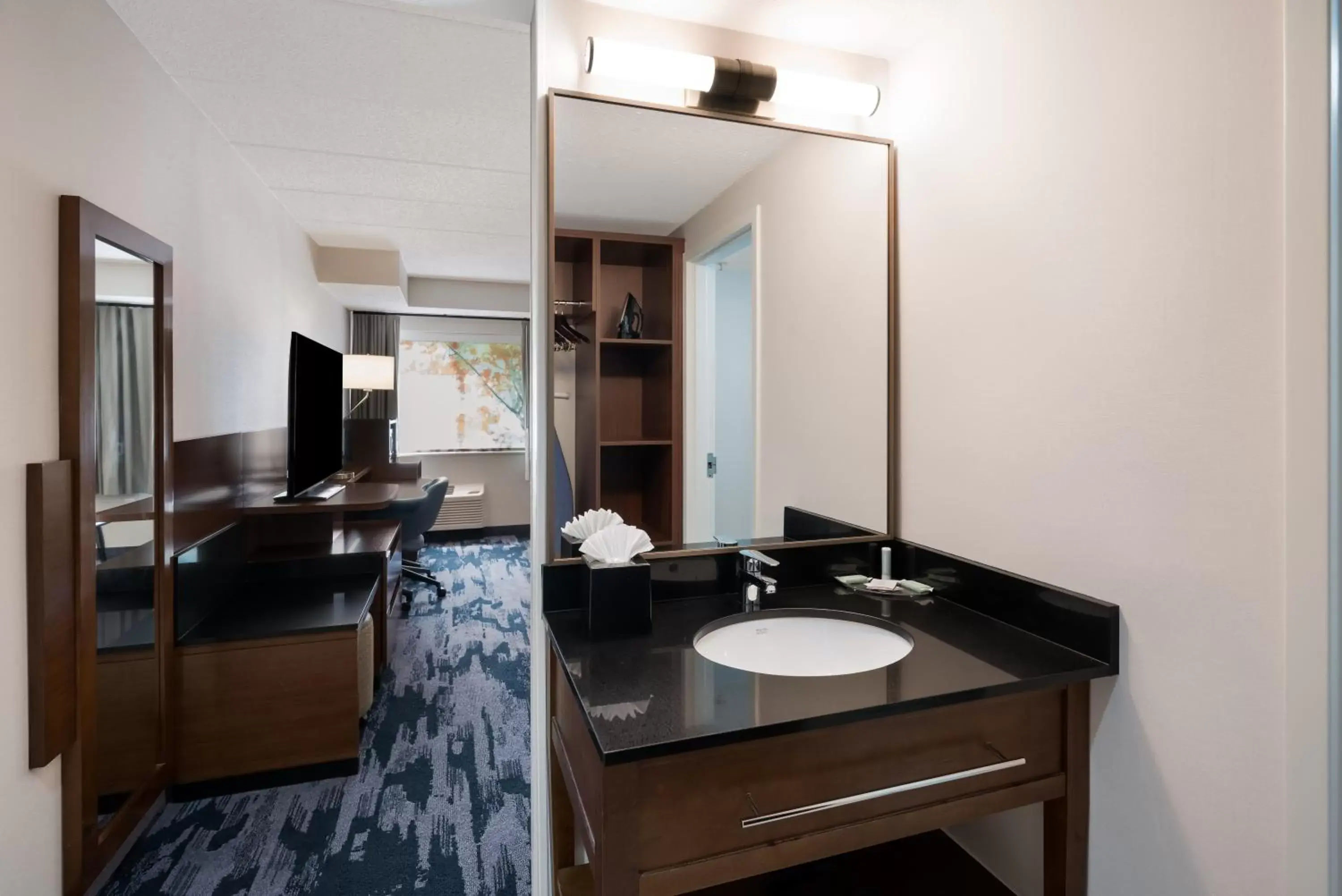 Bathroom in Fairfield Inn by Marriott Amesbury