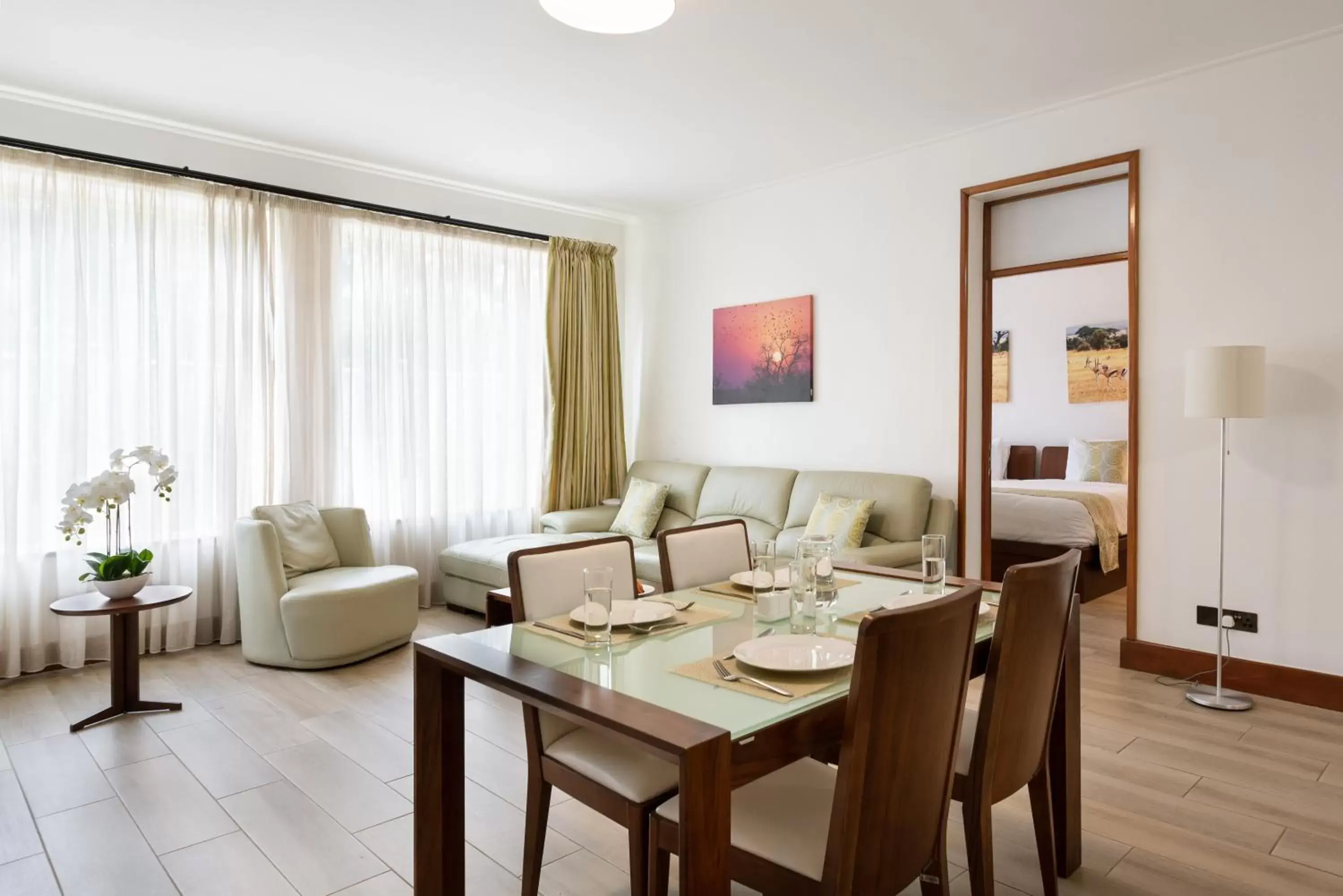 Living room, Dining Area in Executive Residency by Best Western Nairobi