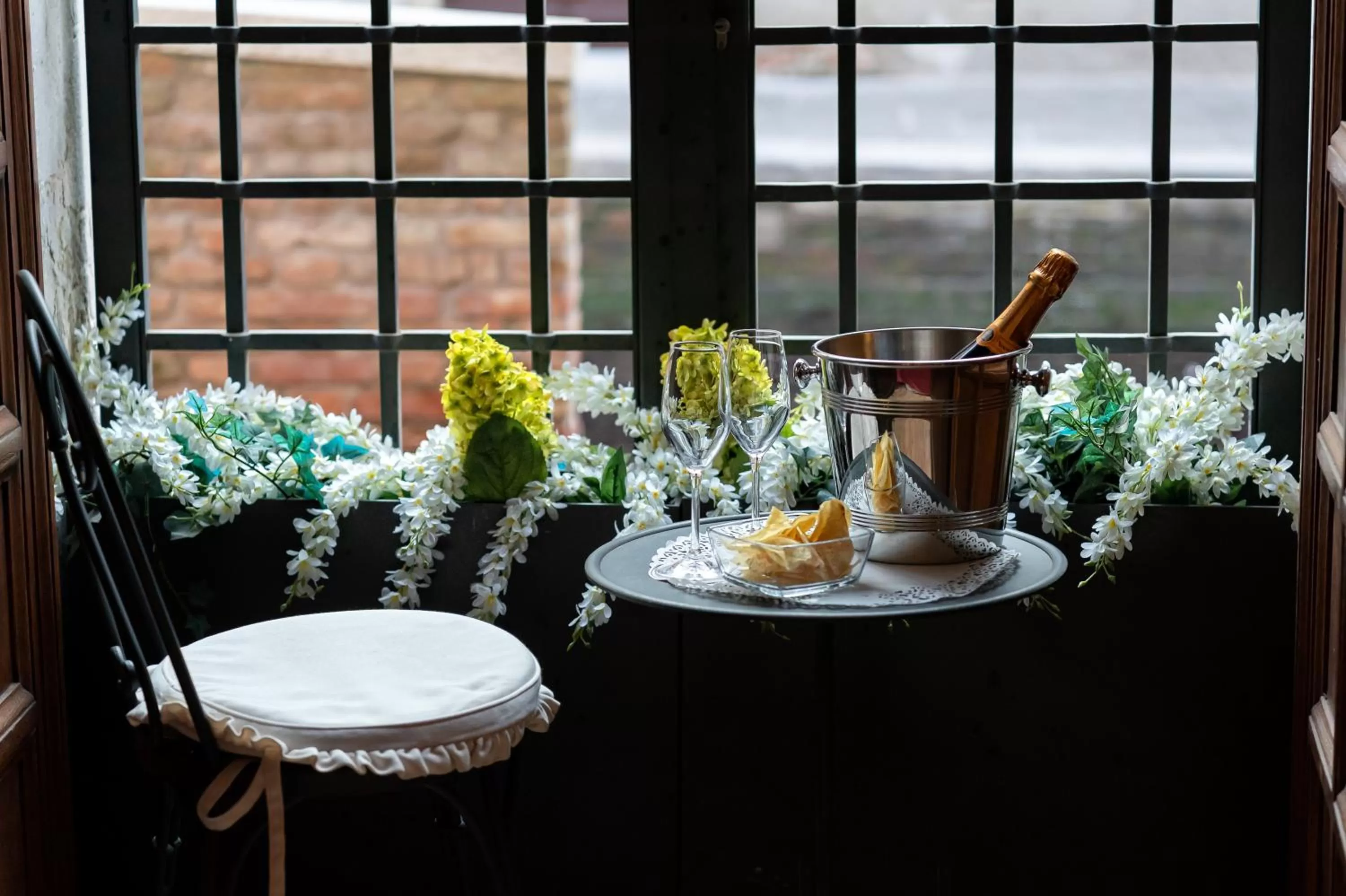 Decorative detail in Hotel Palazzetto Madonna
