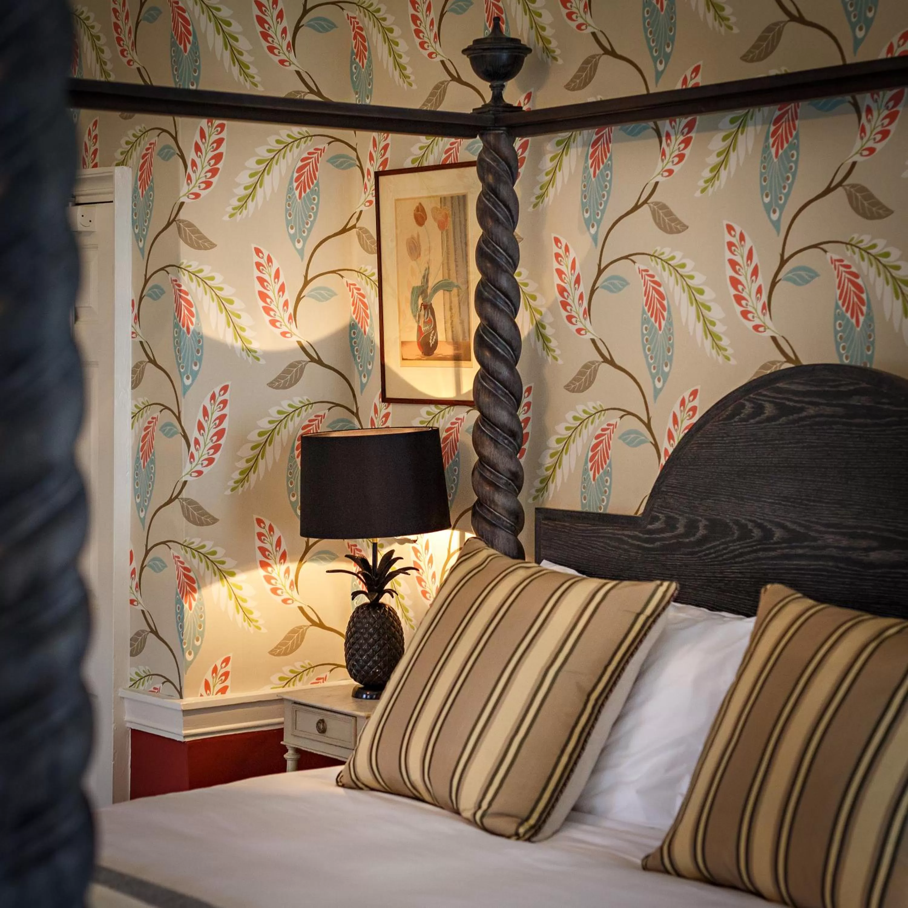 Bed in The Assembly House in central Norwich