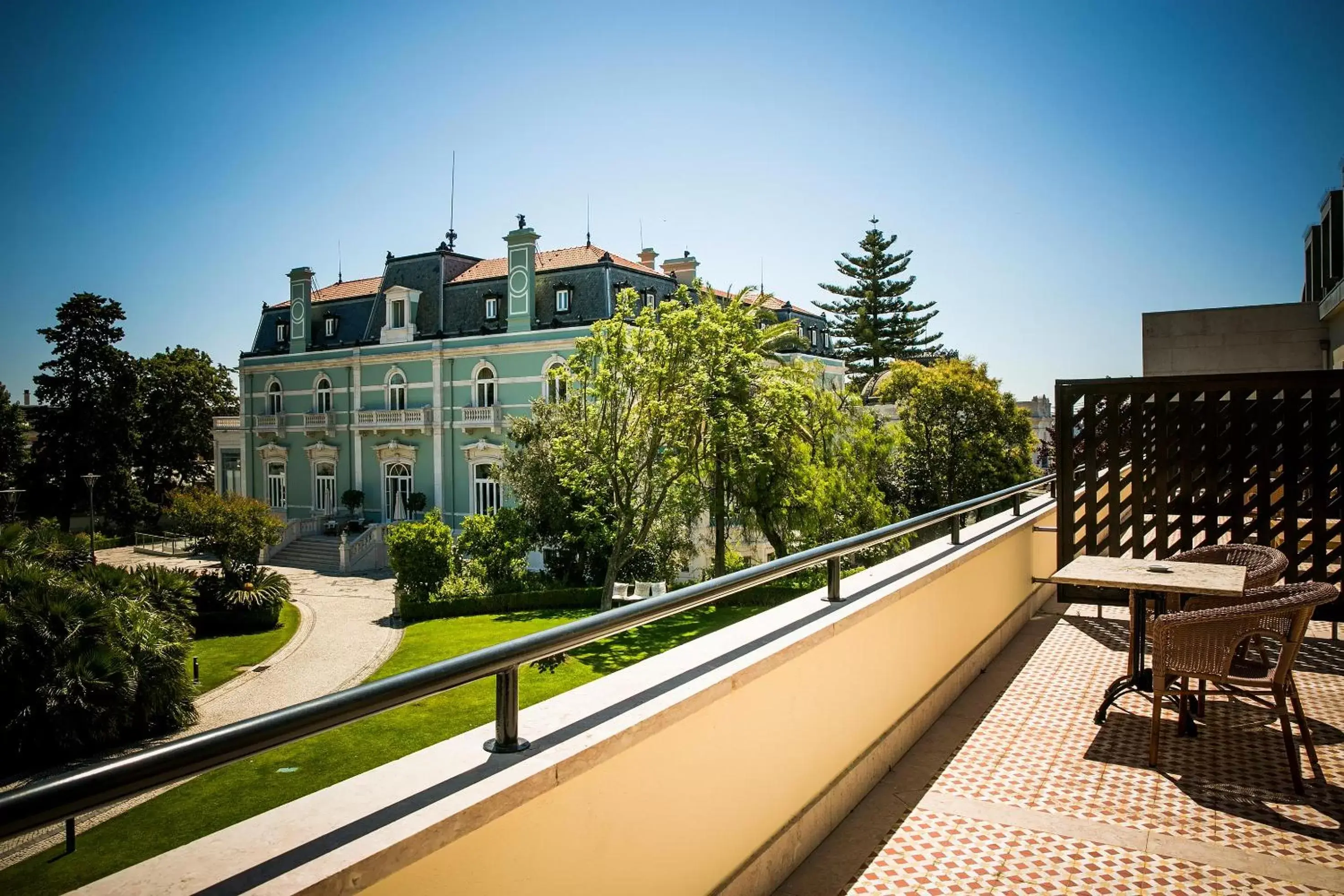 Balcony/Terrace in Pestana Palace Lisboa Hotel & National Monument - The Leading Hotels of the World