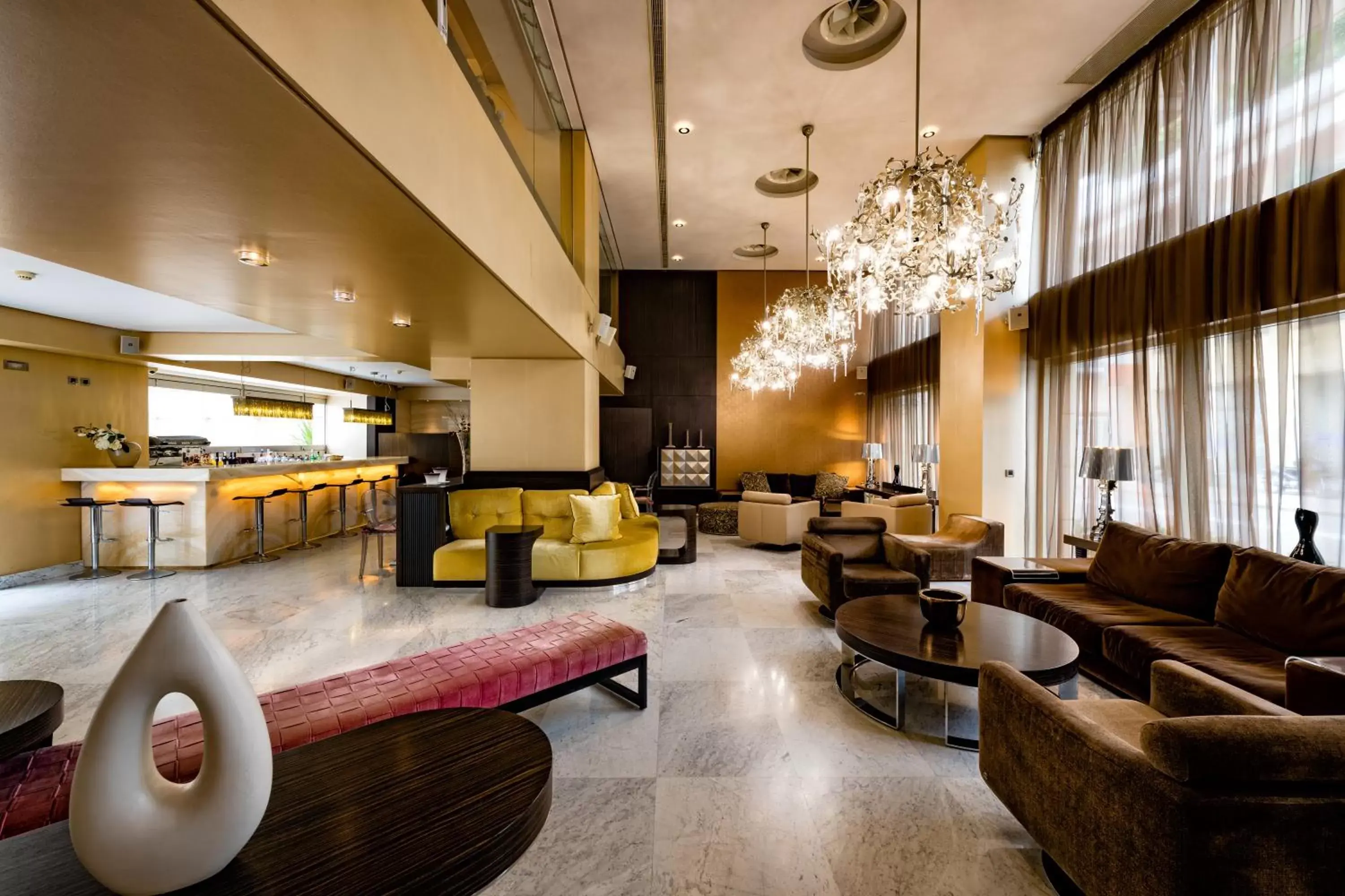 Lobby or reception, Lounge/Bar in Nafs Hotel