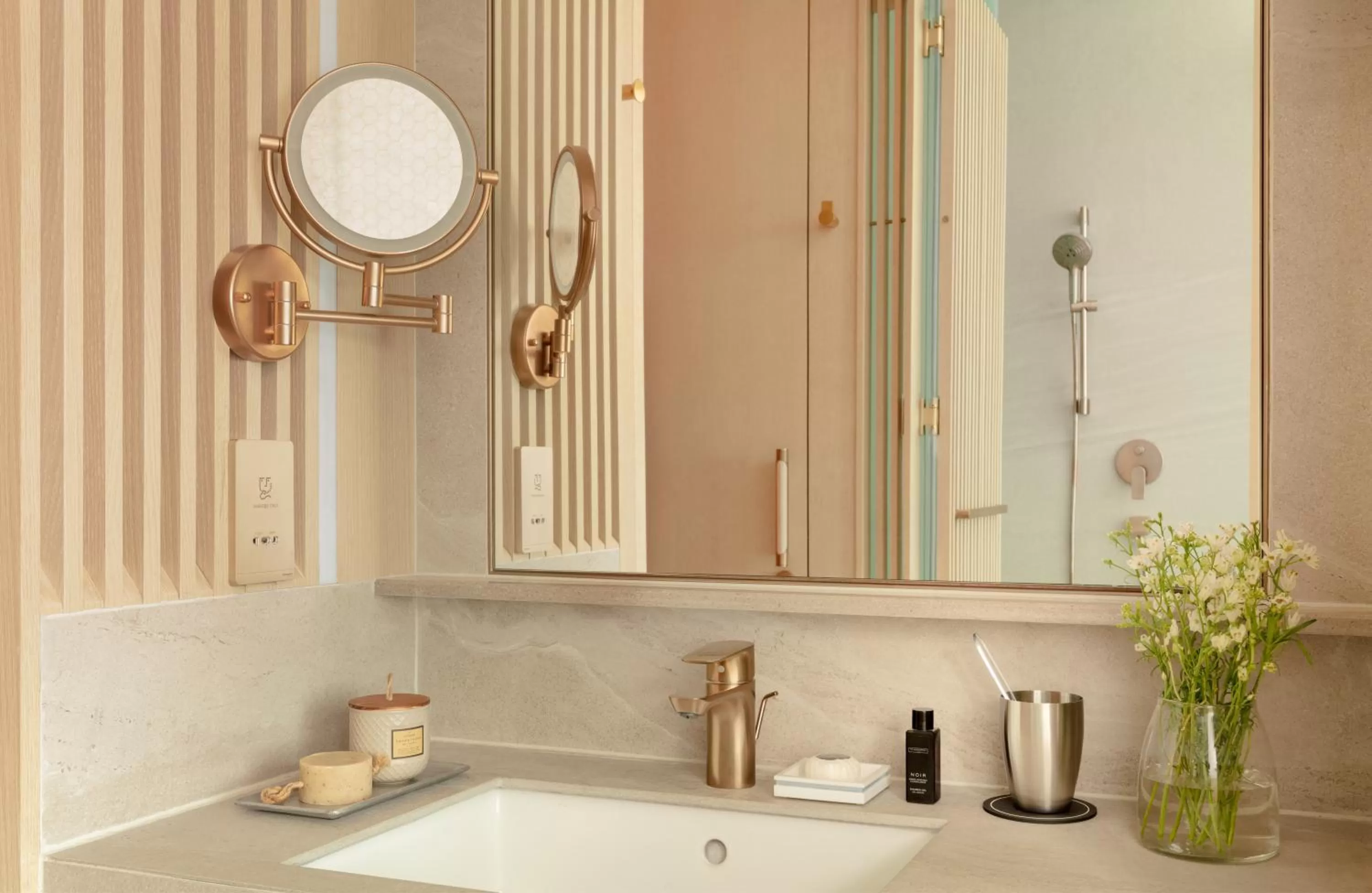 Shower in The Silveri Hotel Hong Kong - MGallery Collection