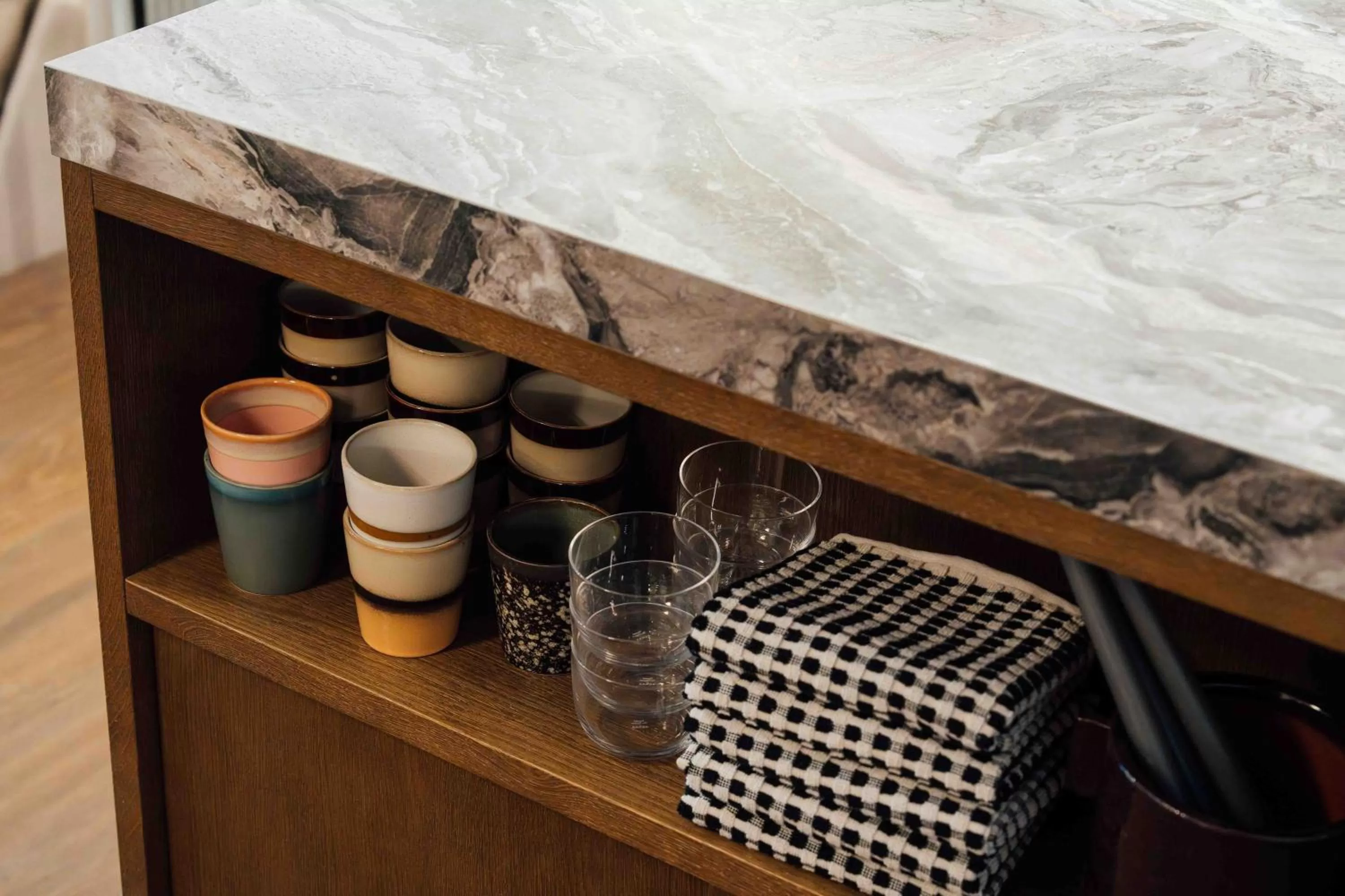 kitchen in Clemonte Hotel - Your Reception-less Boutique Hideaway