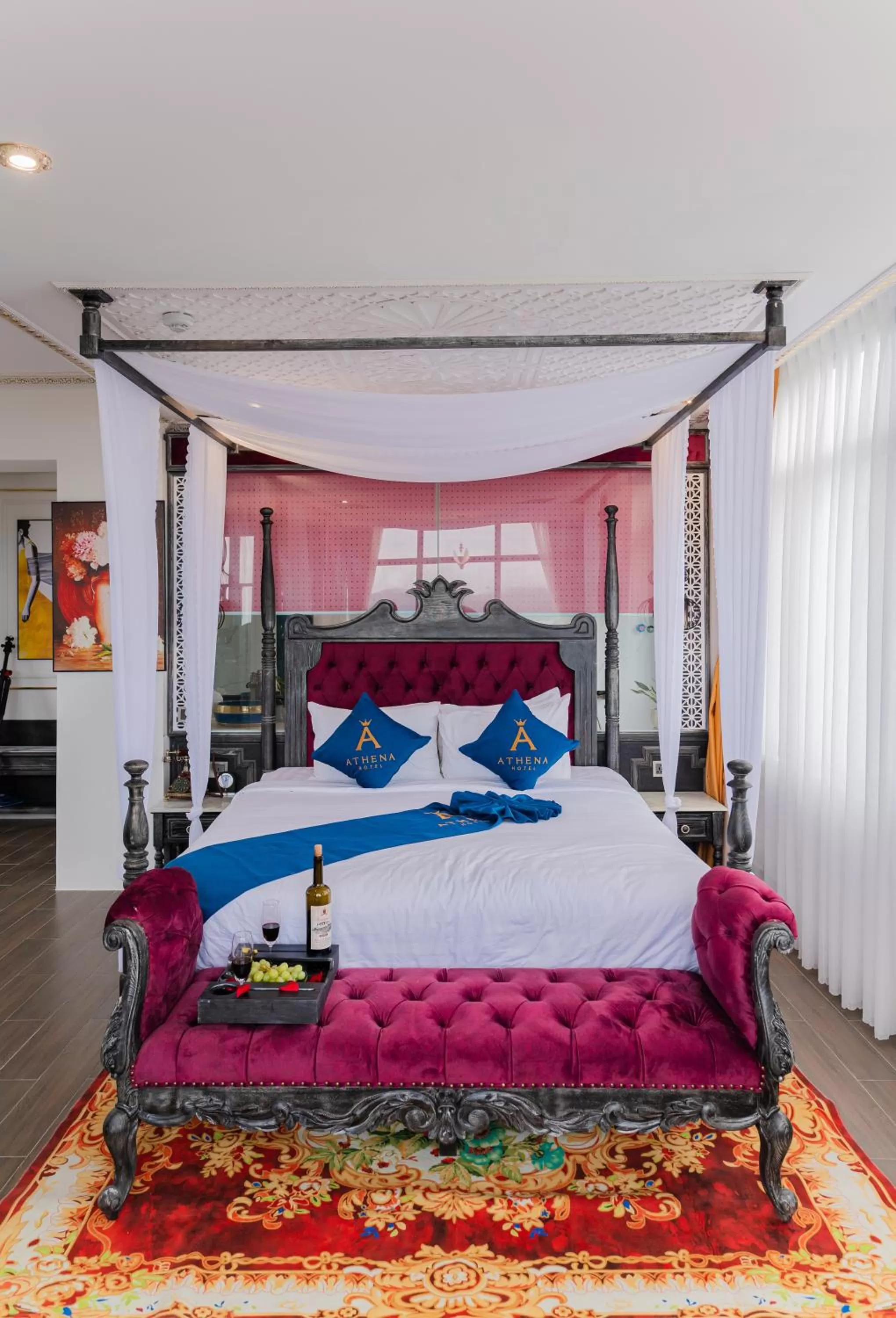 Bed in Athena Hotel Quy Nhơn